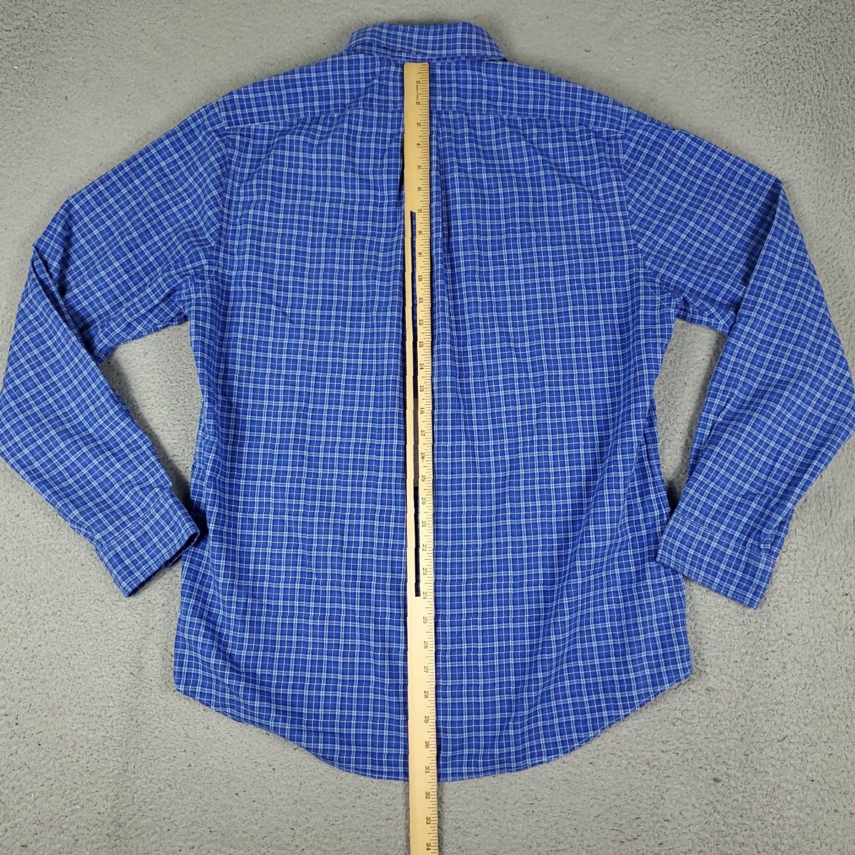 Ralph Lauren Ralph Lauren Shirt Mens XL Blue Plaid Button-Up Long Sleeve Casual Business Formal Party/Cocktail Travel Wedding Workwear Pony Logo Vintage No Size US XL / EU 56 / 4 - 5 Thumbnail