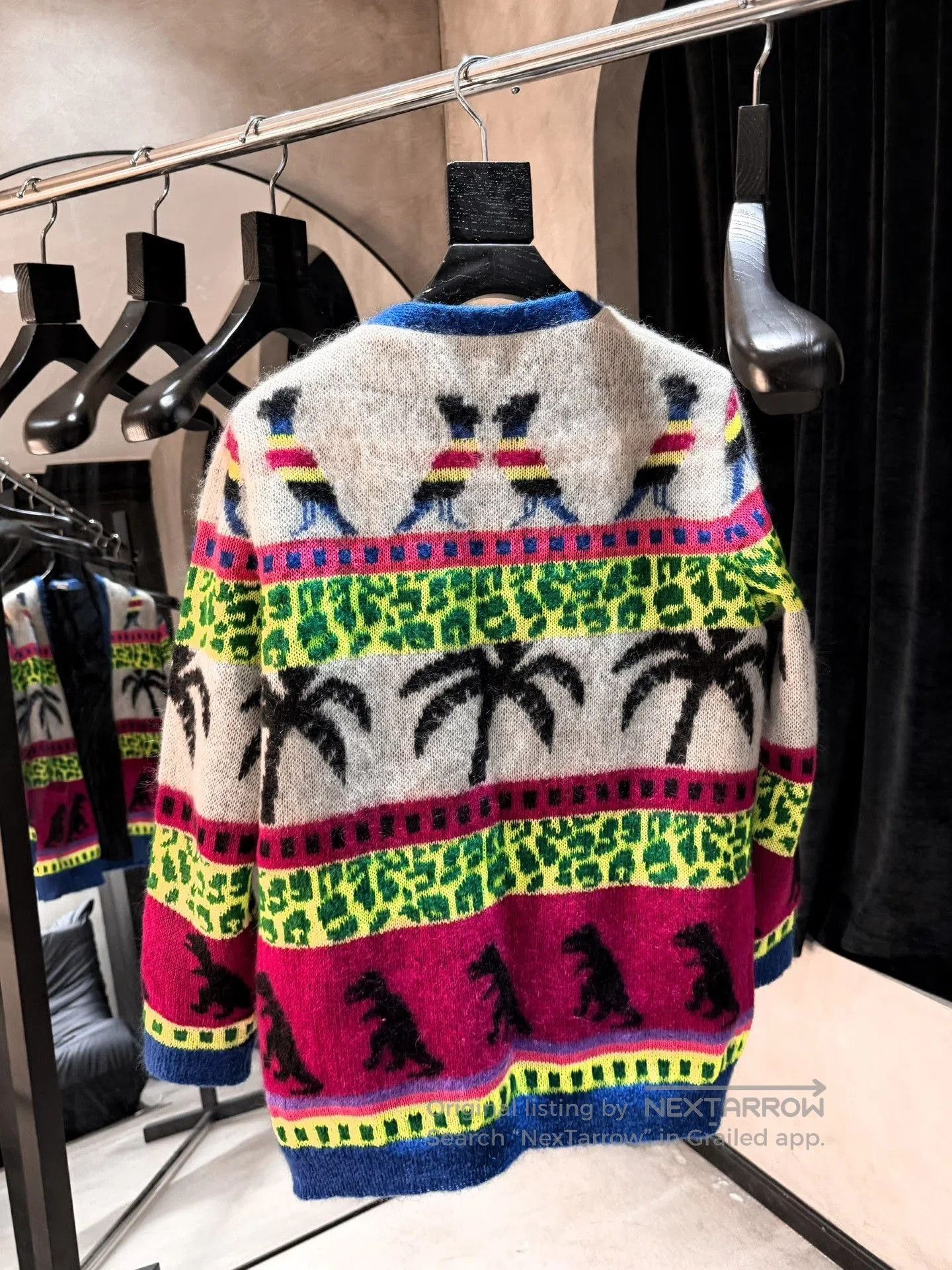 Saint Laurent Paris Saint Laurent GD Palm Tree Cardigan. Size US M / EU 48-50 / 2 - 4 Thumbnail