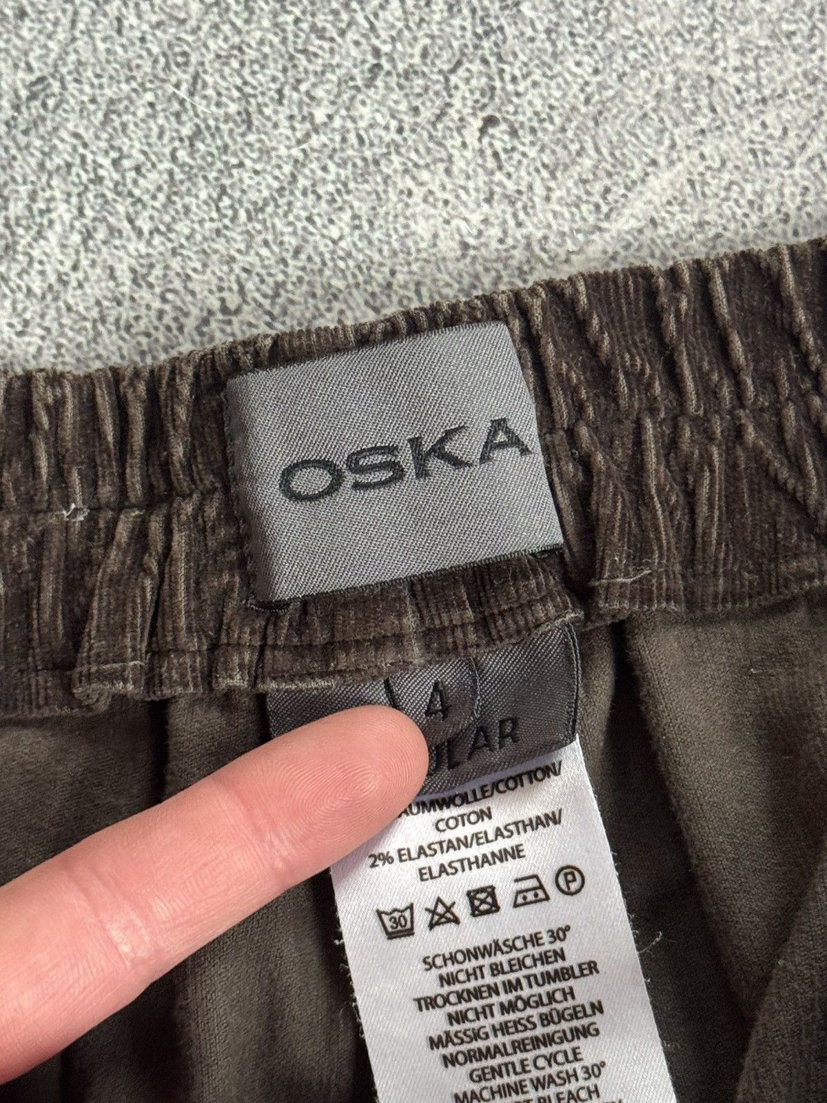 OSKA OSKA 4/size brown corduroy velvet baggy pants trousers chino Size 28" / US 6 / IT 42 - 10 Thumbnail