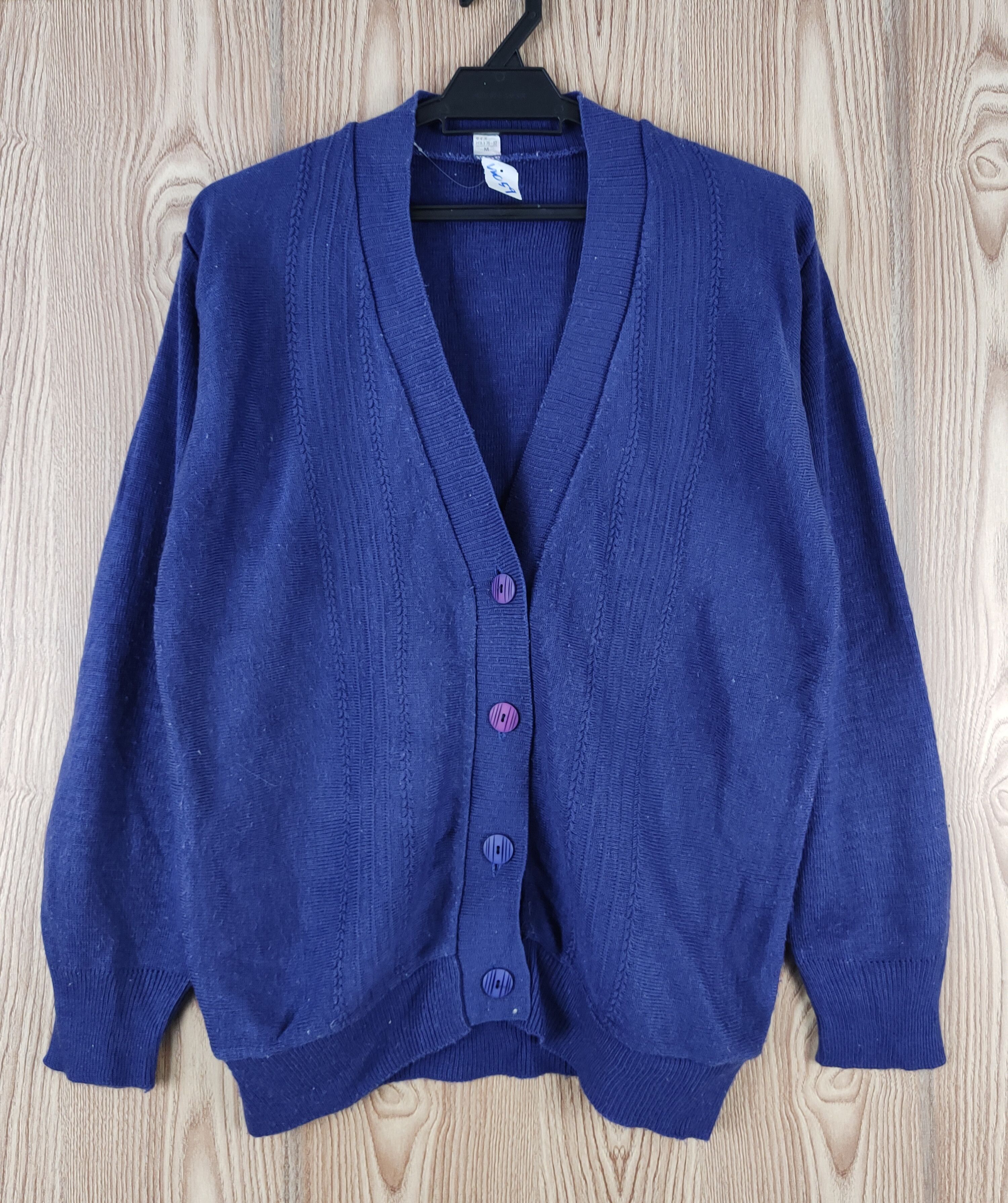 Japanese Brand Japan vintage Knitwear Cardigan #W059 Size US M / EU 48-50 / 2 - 1 Thumbnail