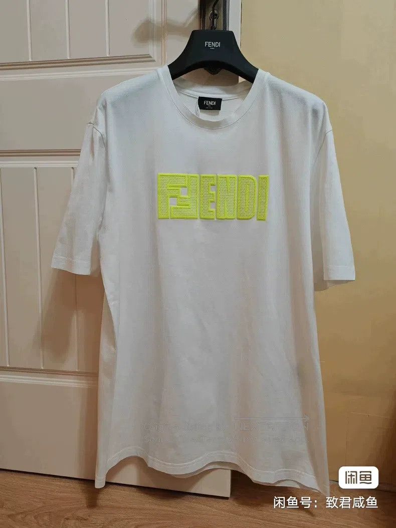 Fendi Fendi Letter Logo Short Sleeve Size US L / EU 52-54 / 3 - 3 Thumbnail