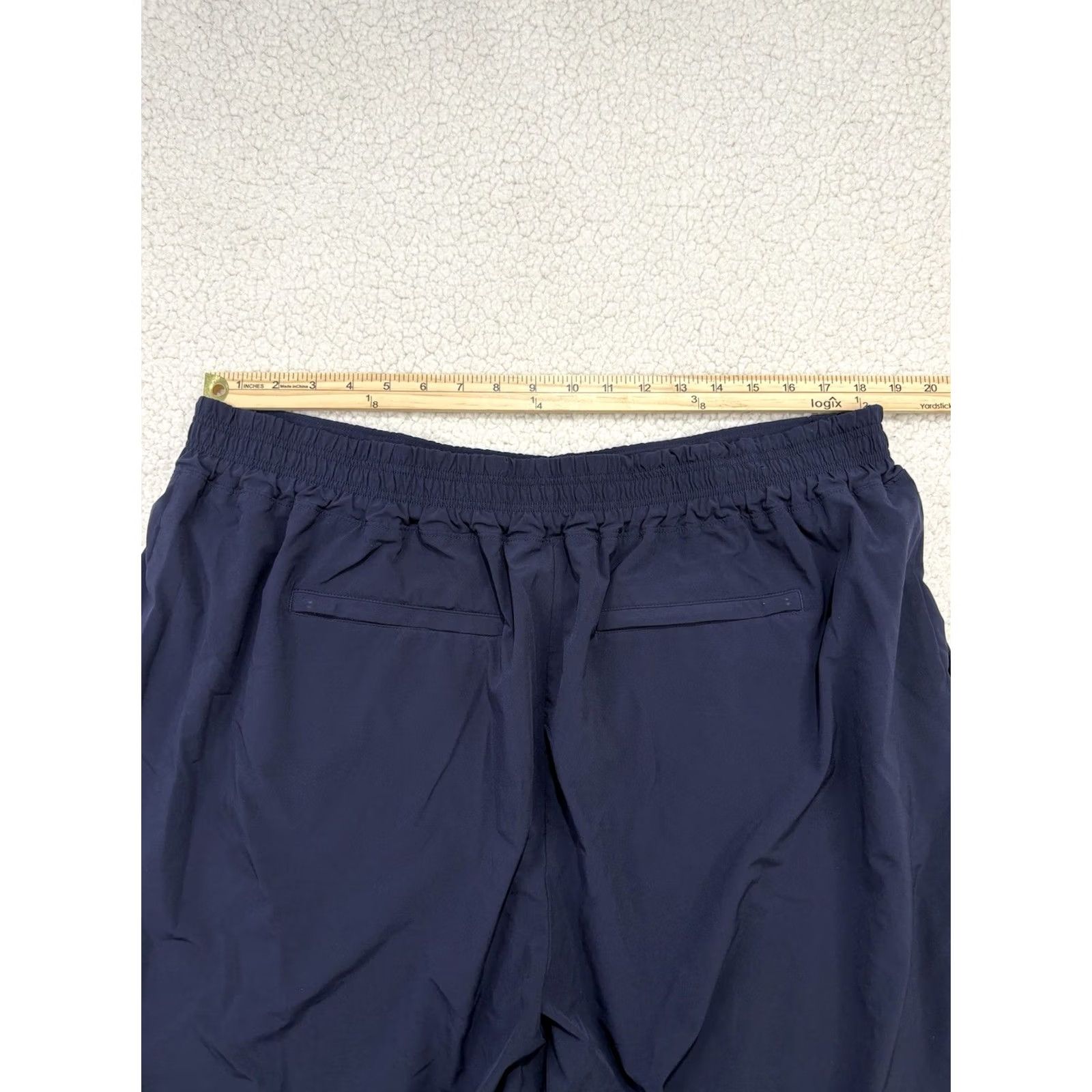 Athleta Athleta Brooklyn Wide Leg Crop Pant Womens 20 Navy Pull On Stretch Athleisure Size 42" / US 20 - 7 Thumbnail