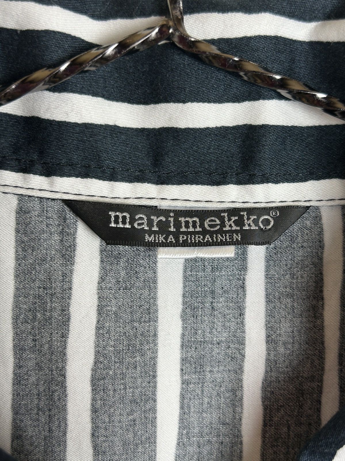 Marimekko Marimekko Jokapoika Striped Short Sleeve Button Up Shirt Size US S / EU 44-46 / 1 - 7 Thumbnail