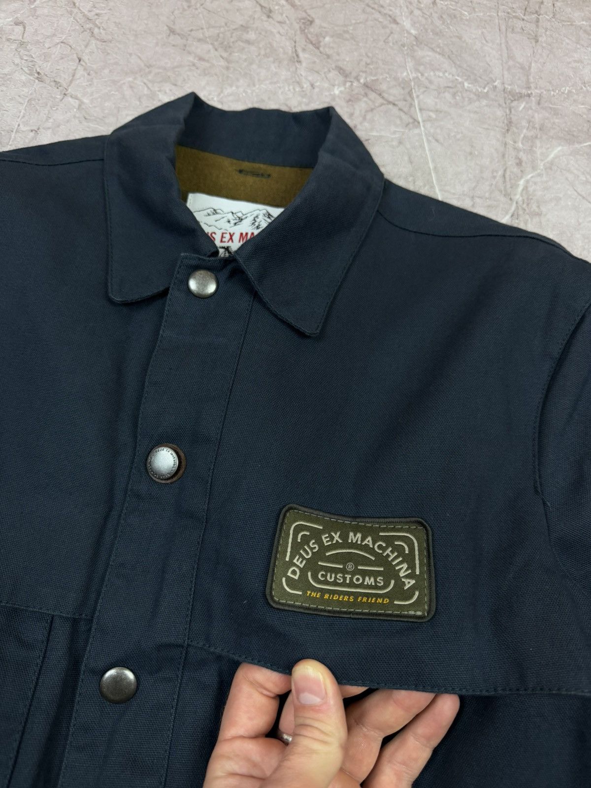 Deus Ex Machina Deus Ex Machina Flood Waxed Cotton Jacket Halley Stevensons Size US M / EU 48-50 / 2 - 6 Thumbnail