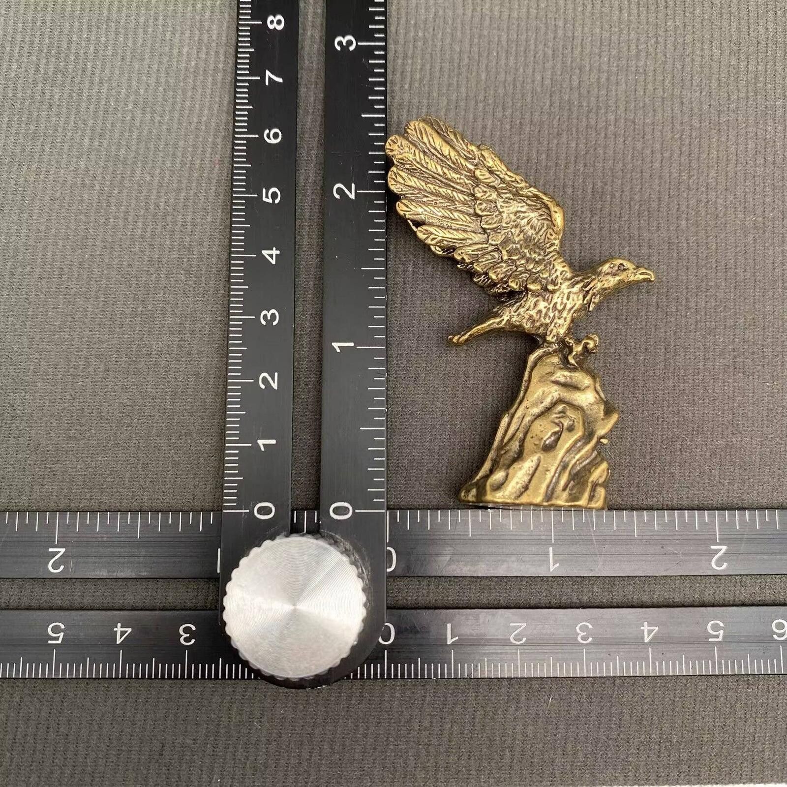 The Unbranded Brand Brass Eagle Figurine on Rock Base Size ONE SIZE - 3 Thumbnail