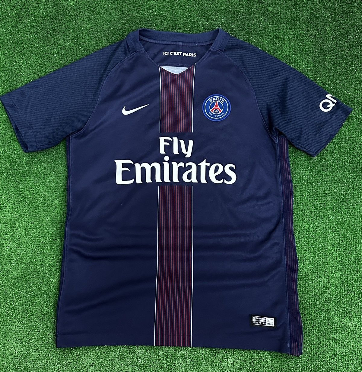 Pre-owned Nike X Soccer Jersey 2016 Nike Psg Blokecore Paris Saint Germain Jersey Y2k In Multicolor
