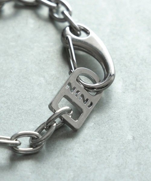 Number (N)ine NUMBER NINE LOGO PLATE HOLE CHAIN BRACELET Size ONE SIZE - 5 Thumbnail