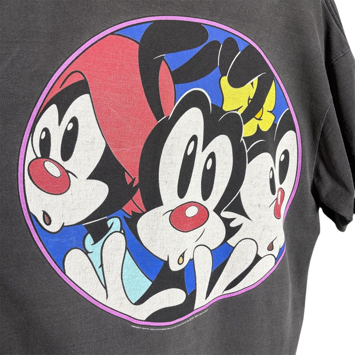Cartoon Network × Vintage Vintage 90s Animanias Big Head T-Shirt Size US XL / EU 56 / 4 - 4 Thumbnail