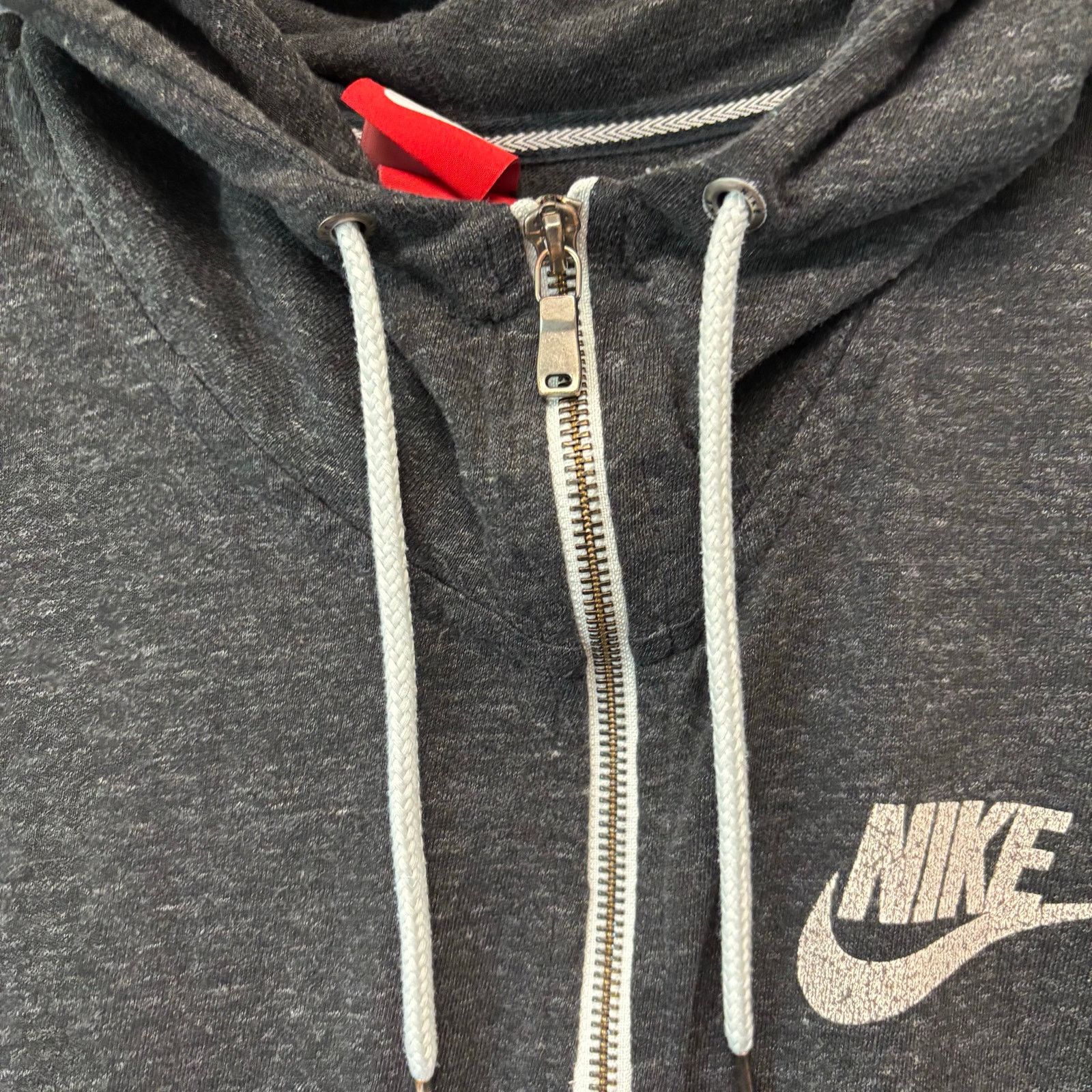 Nike Nike Women’s Large Gray Zip Hoodie Sweatshirt Light Organic Size L / US 10 / IT 46 - 10 Thumbnail