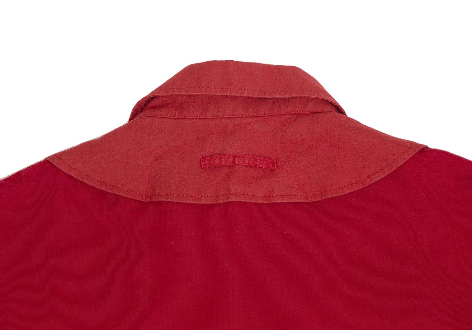 Jean Paul Gaultier Red Polo Shirt with Shirt Docking, Size S Size US S / EU 44-46 / 1 - 11 Thumbnail