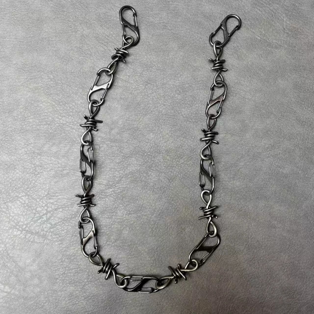 Vintage Retro hip-hop punk style jeans waist chain Size ONE SIZE - 4 Thumbnail