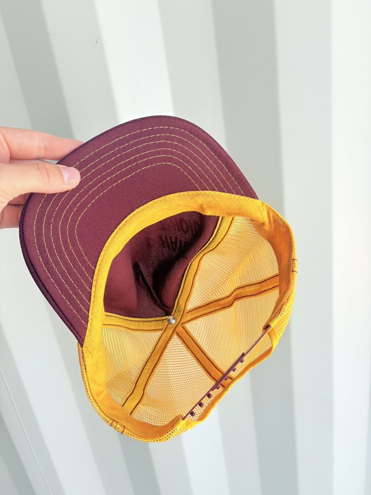 Vintage Thrashed Sun Faded Distressed Funny Hat ERD GRUNGE WCC Size ONE SIZE - 3 Thumbnail
