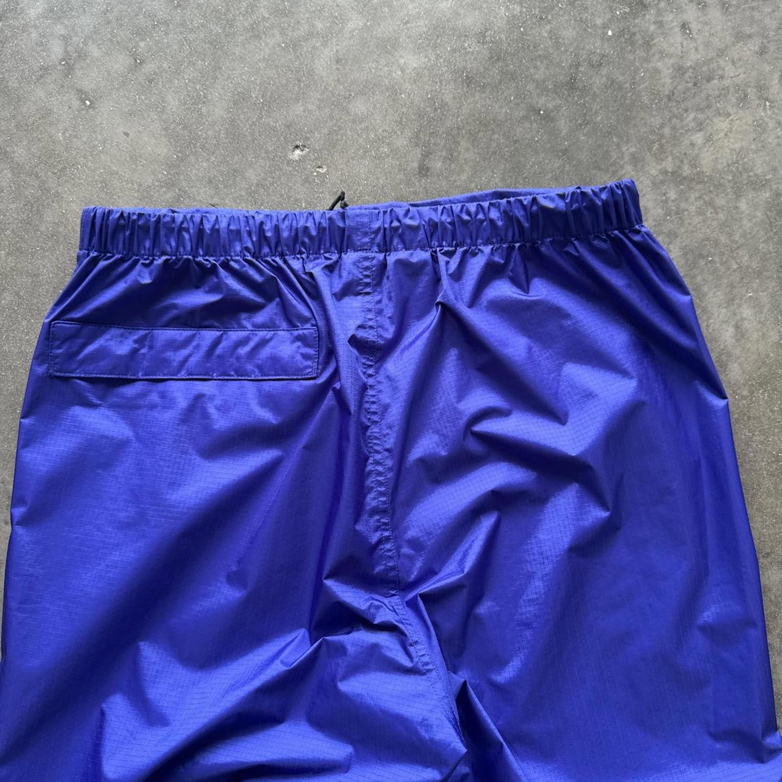 NFL Bass Drop Blue Nylon Gortex Track Pants Size US 32 / EU 48 - 6 Thumbnail