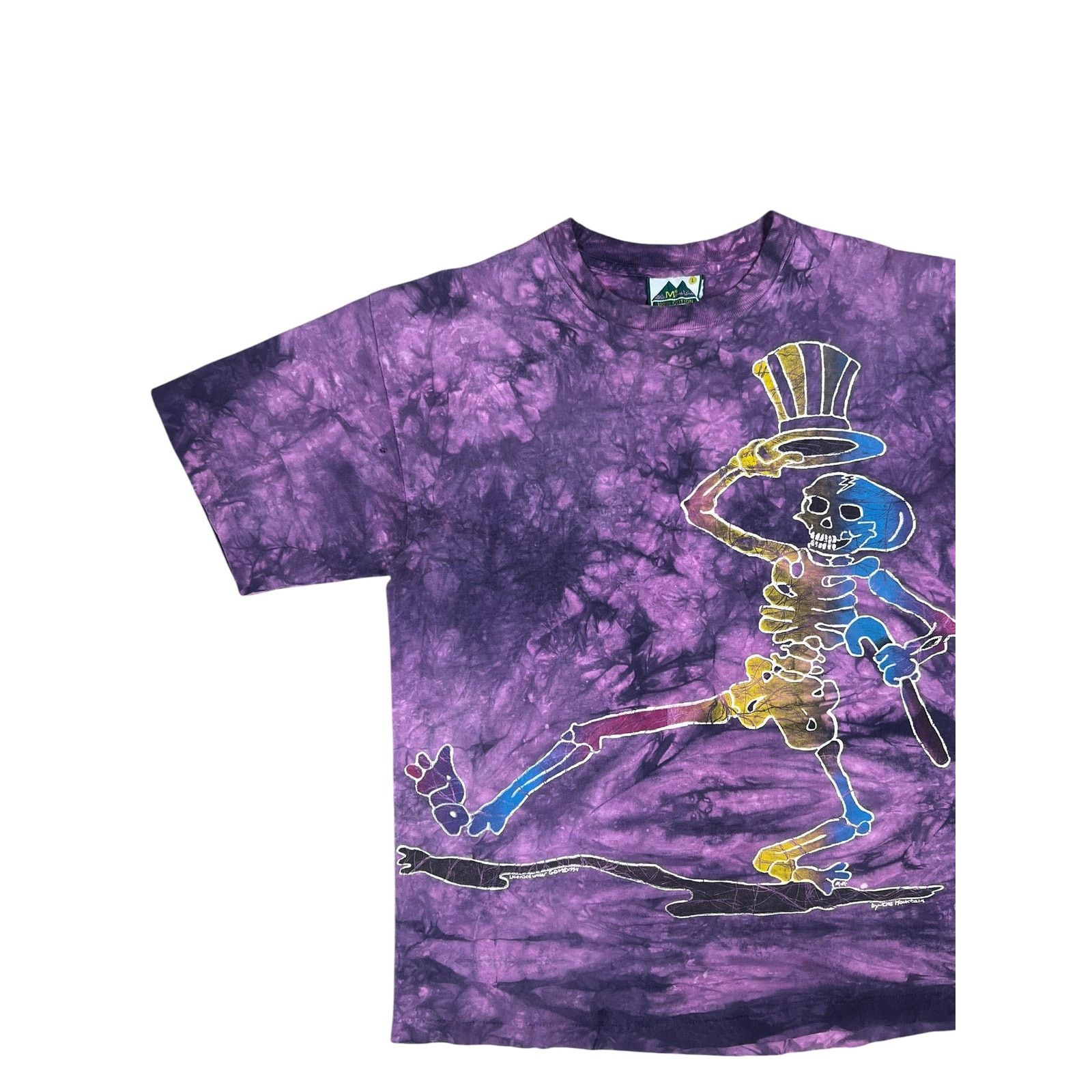 Band Tees × Grateful Dead × The Mountain 1994 The Mountain Grateful Dead Shake Your Bones band tee Size US L / EU 52-54 / 3 - 4 Thumbnail