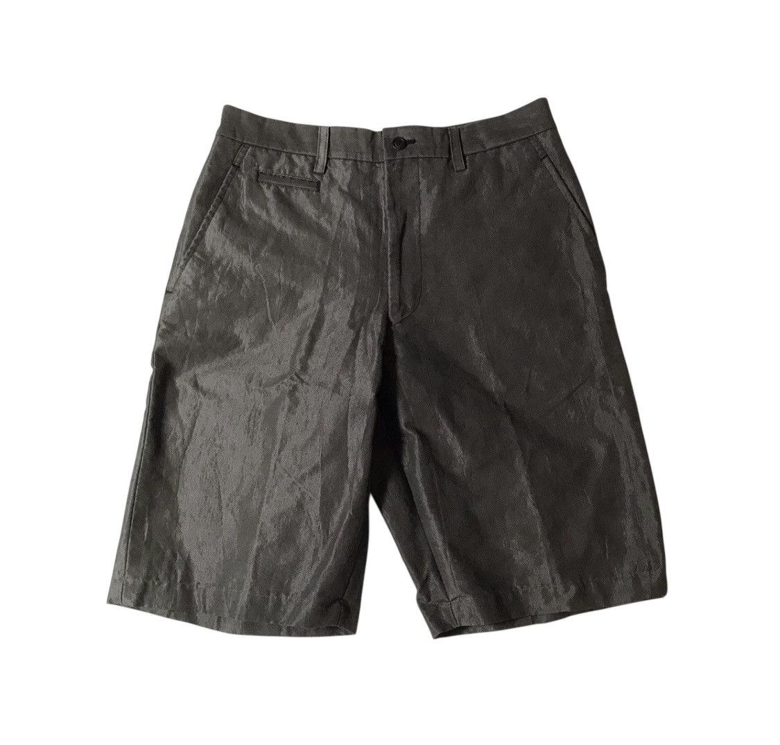 Issey Miyake Vintage issey miyake men shiny texture shorts Size US 29 - 1 Thumbnail