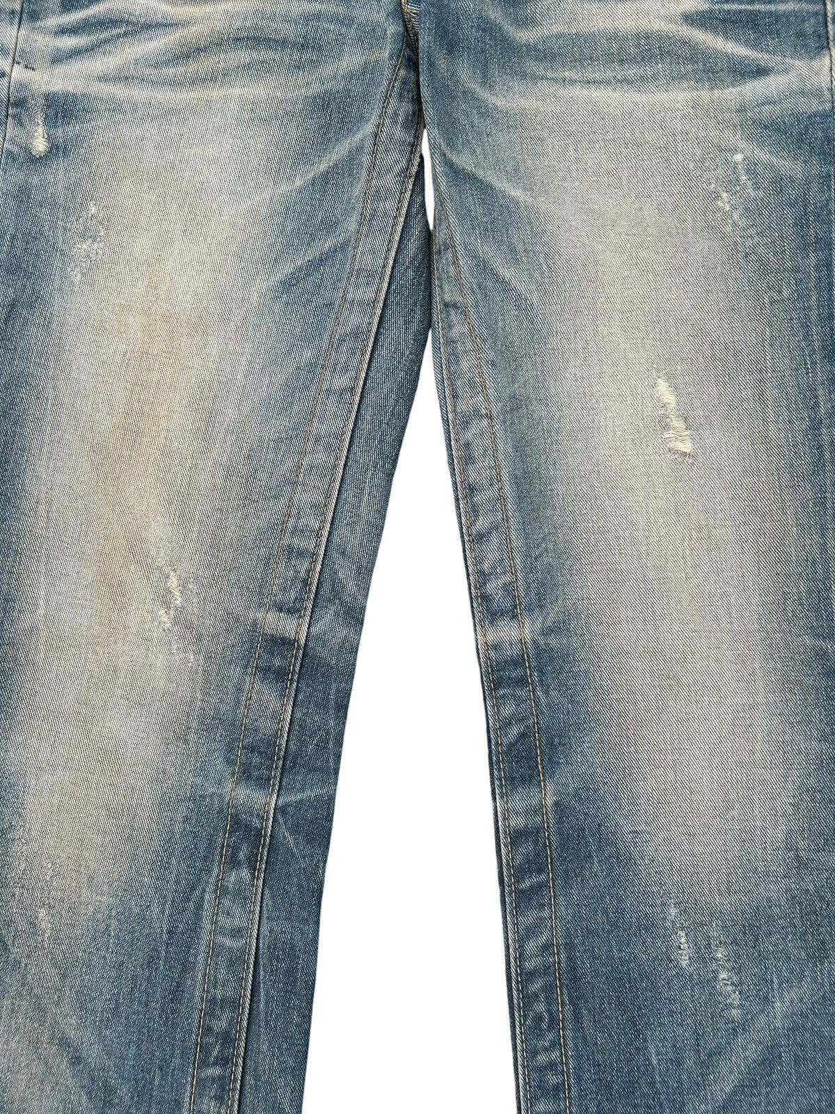 Kapital YOSHITOMO NARA LOLITA Exotic Vintage Distressed Denim Jeans Size US 34 / EU 50 - 8 Thumbnail