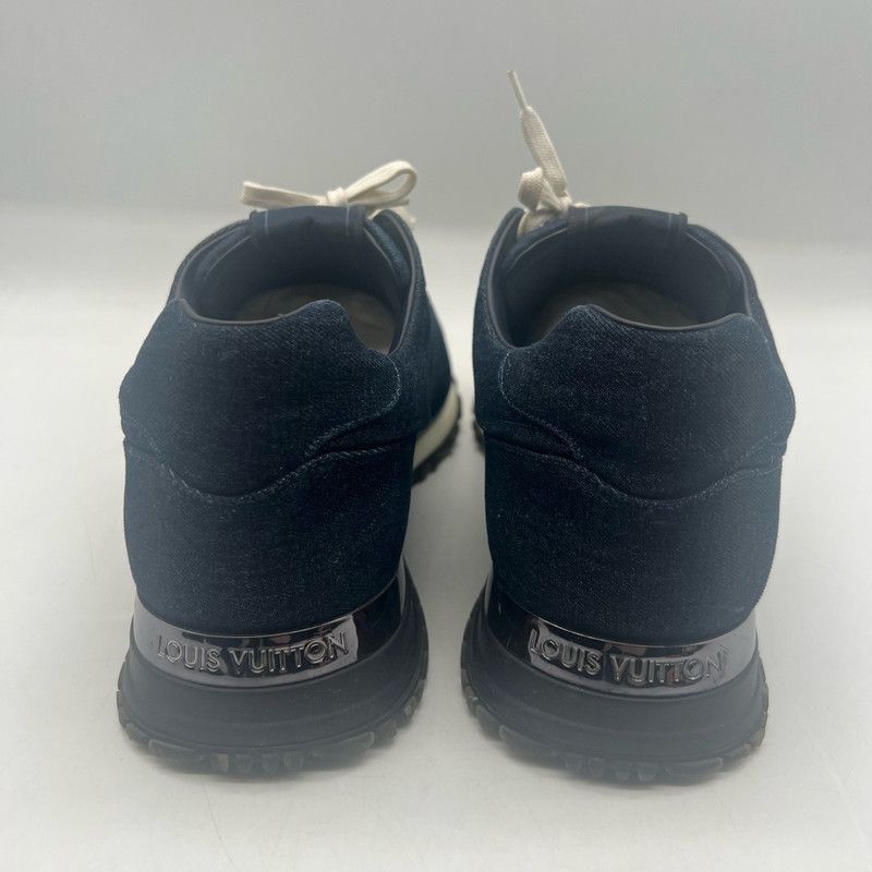 Louis Vuitton Louis Vuitton Blue Denim Casual Sneakers -2508 Size US 10.5 / IT 40.5 - 4 Thumbnail