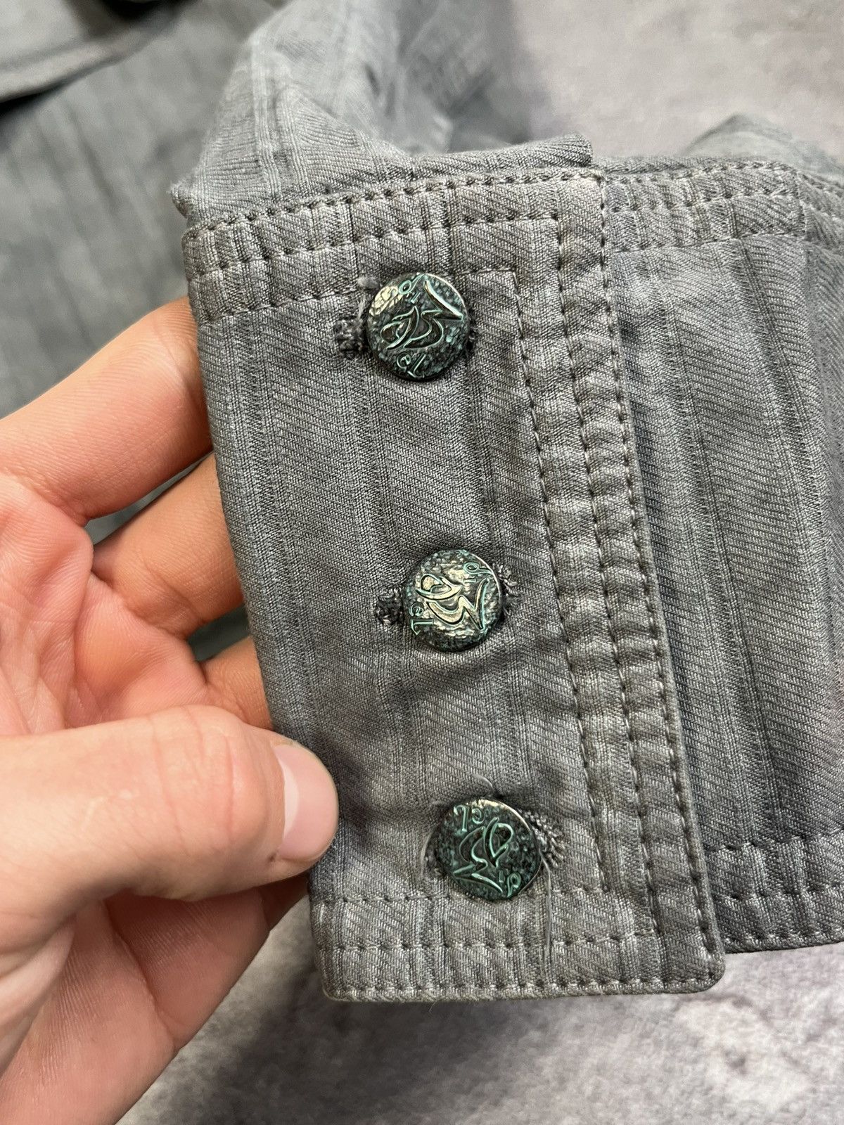 Diesel RARE Vintage 90s Archive Diesel Sample Denim Jacket Size M / US 6-8 / IT 42-44 - 7 Thumbnail