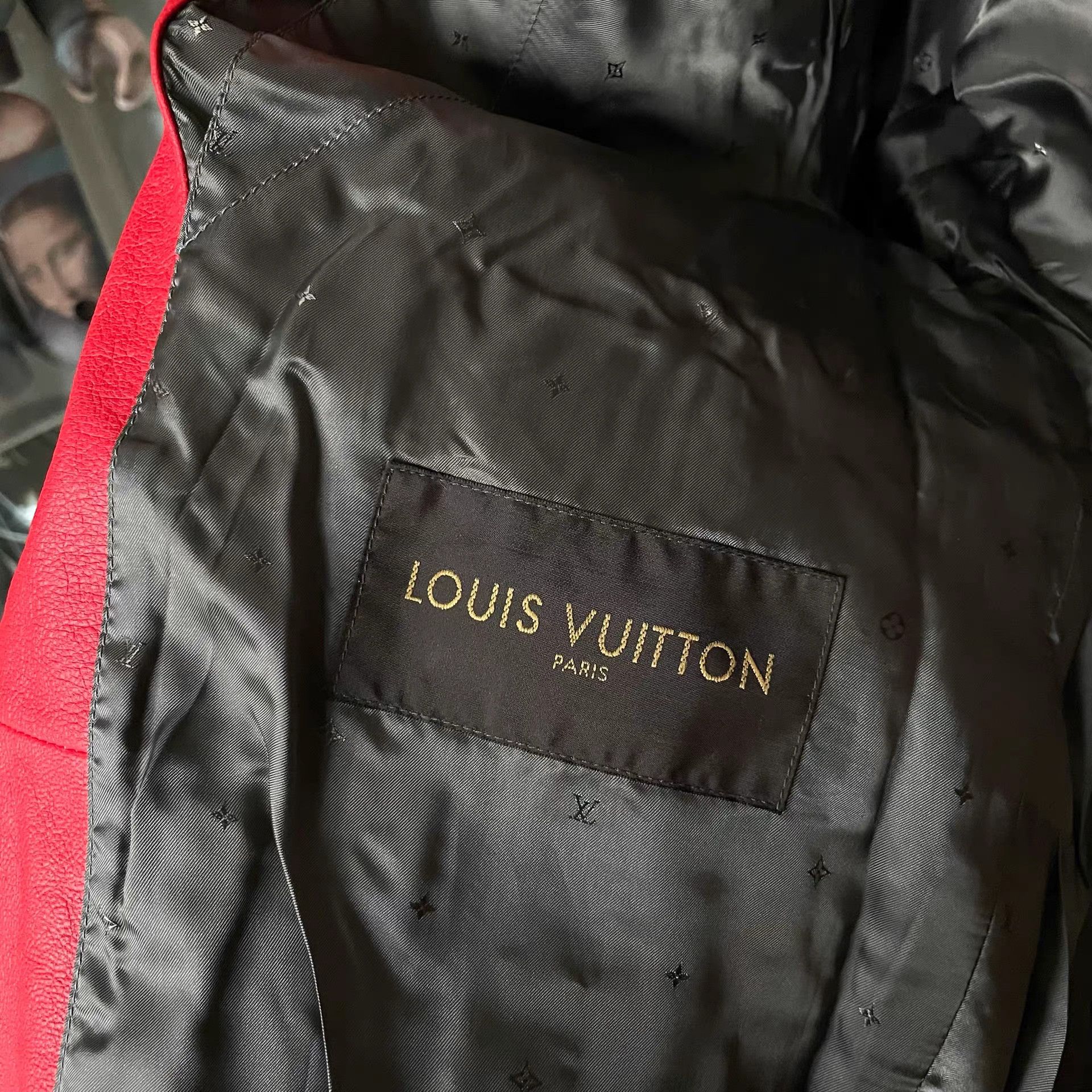 Louis Vuitton Louis Vuitton LV x Supreme Red Leather Jacket Size US S / EU 44-46 / 1 - 6 Thumbnail