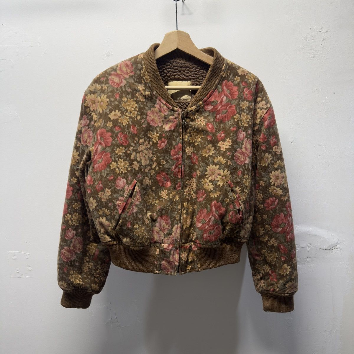 Japanese Brand Vintage 90s Japanese Floral Bomber Jacket Size S / US 4 / IT 40 - 5 Thumbnail