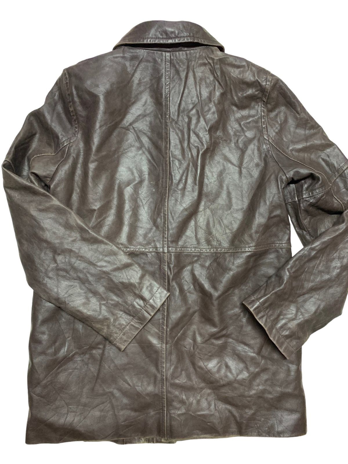 Hai Sporting Gear Vintage 80s brown real leather jacket Size S / US 4 / IT 40 - 7 Thumbnail