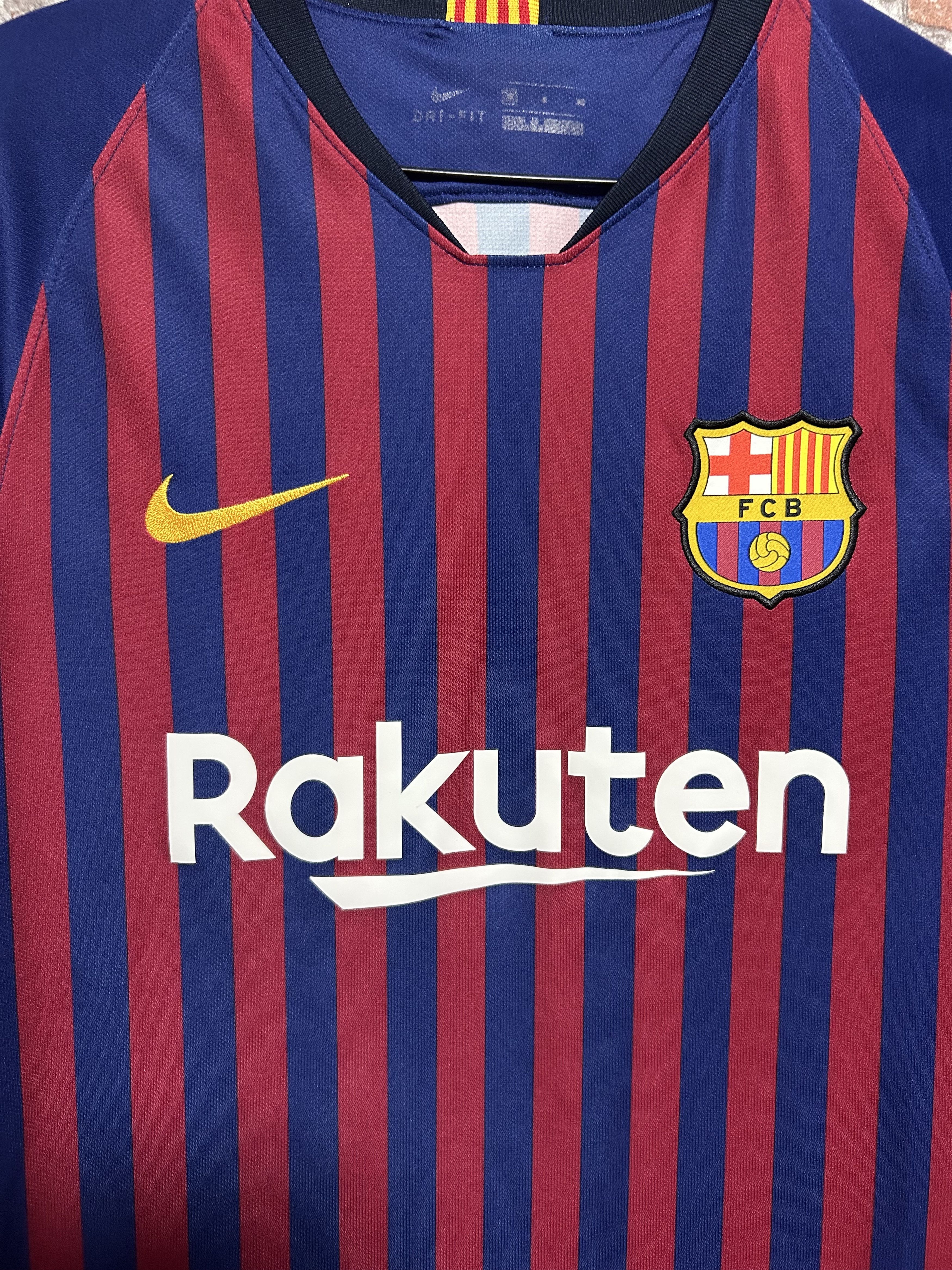 Nike Barcelona 2018 2019 Home Football Nike Shirt 894430-456 Size US S / EU 44-46 / 1 - 4 Thumbnail