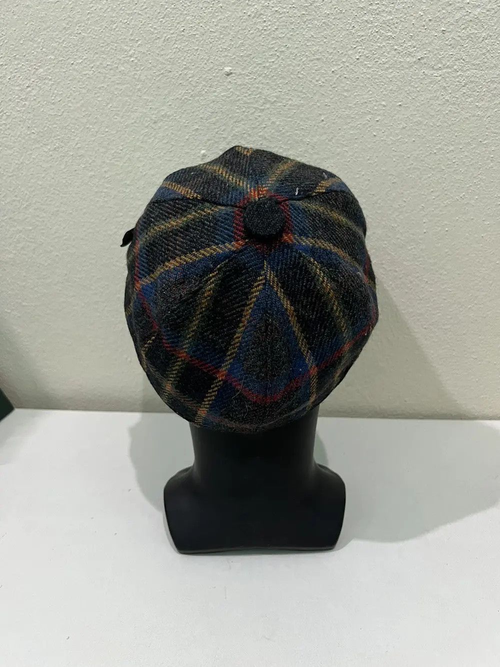 Handmade × Wigens Vintage Wigens Wool Handmade plaid Tartan Cap Size ONE SIZE - 4 Thumbnail
