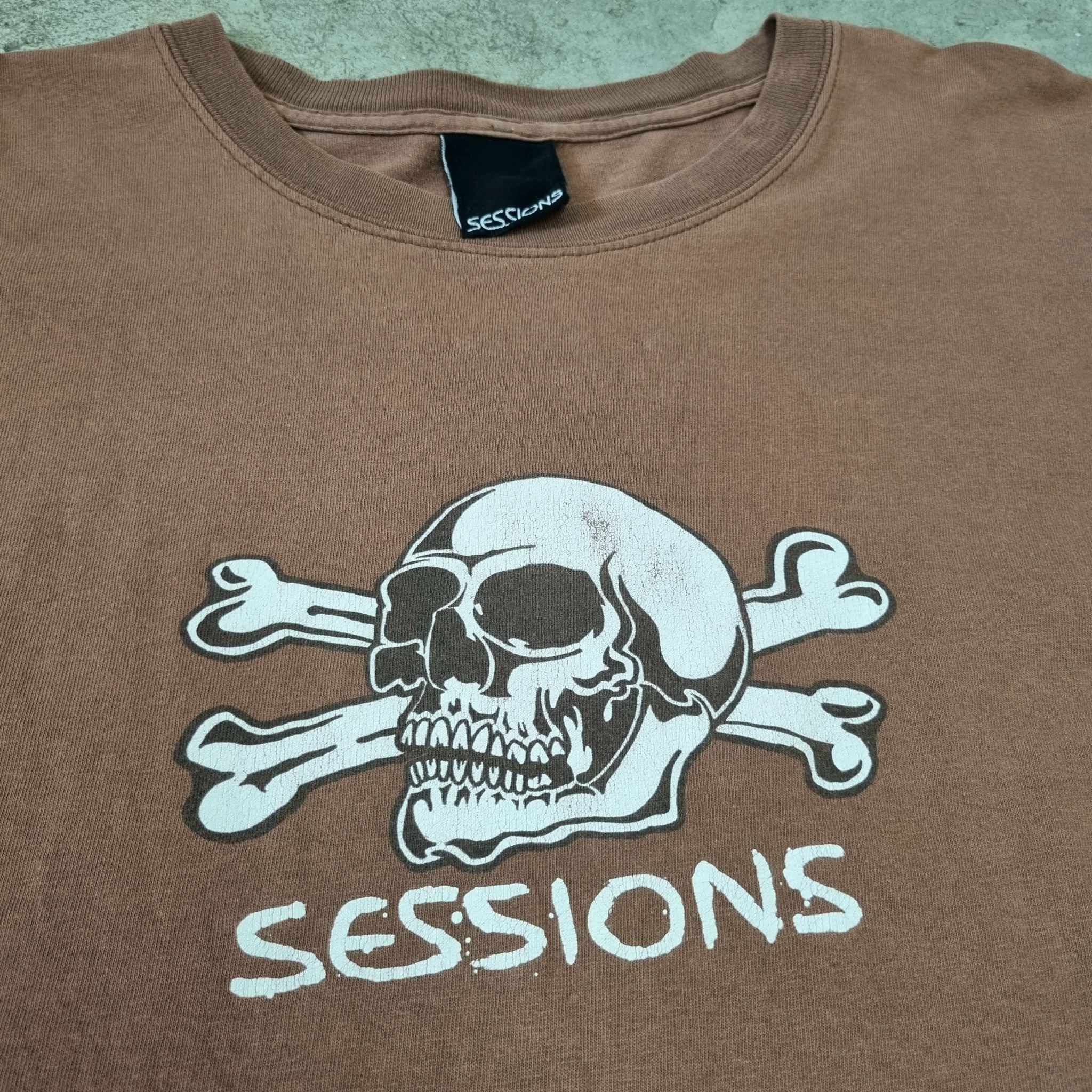 image of Sessions Skateboards Shirt in Chocolate, Men's (Size XL)