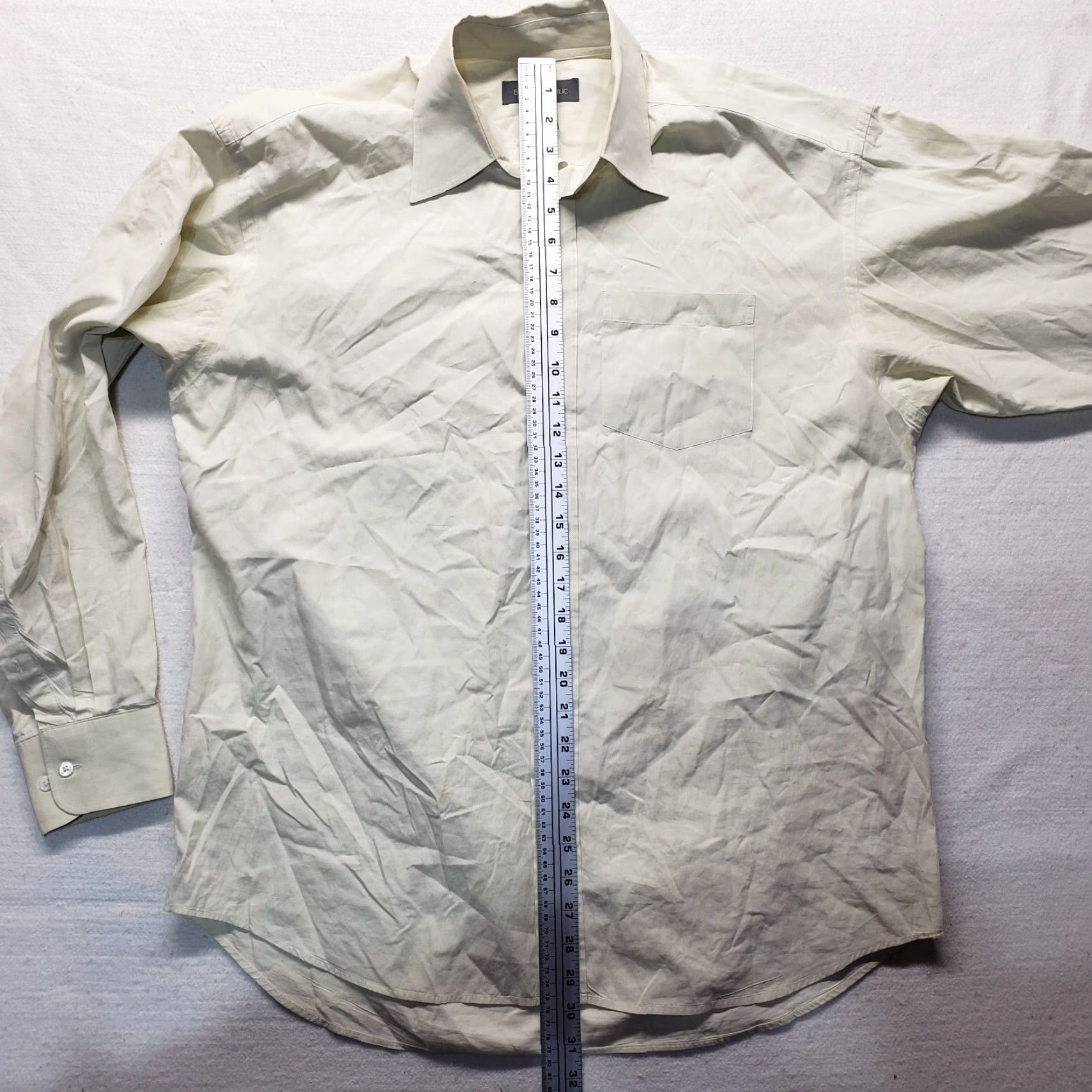 Banana Republic BANANA REPUBLIC Shirt Men L Green Cotton Button-Up Long Sleeve Adult Large Regular Fit 100% Cotton Classic Button-Down Shirt Size US L / EU 52-54 / 3 - 7 Thumbnail