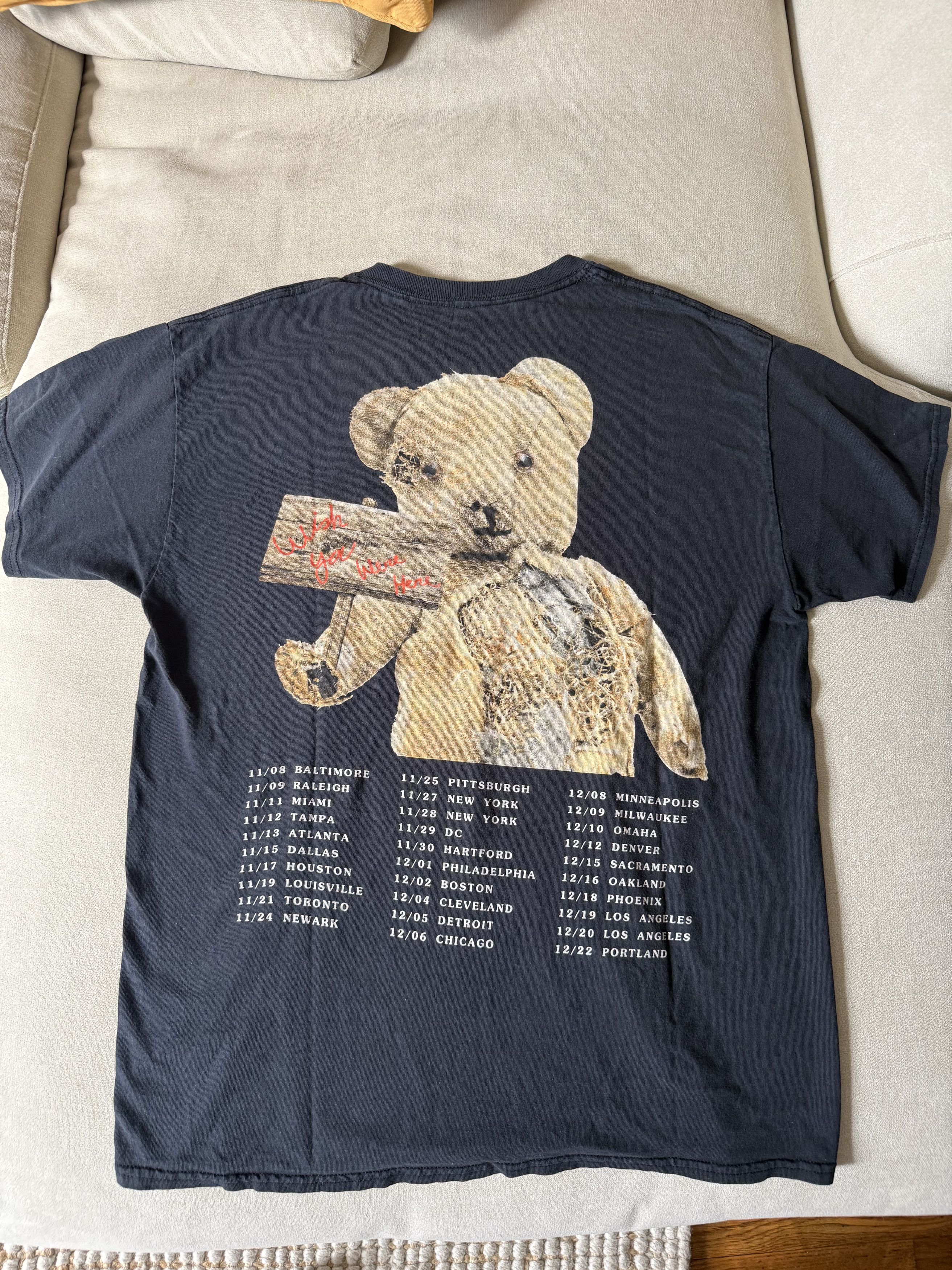 Travis Scott Travis Scott Astroworld Teddy Bear Tee Size US M / EU 48-50 / 2 - 4 Thumbnail