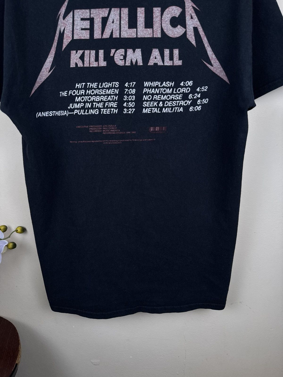 Metallica Vintage Metallica T shirt Kill Em All 2017 Rock Band Black L Size US L / EU 52-54 / 3 - 18 Thumbnail