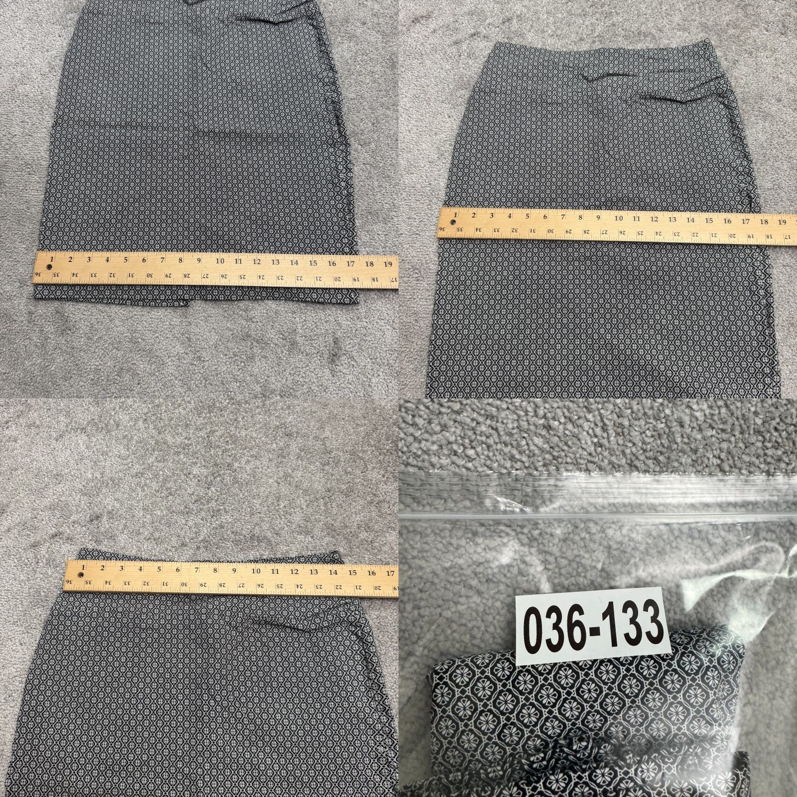 Vintage VINTAGE True Envy Geometric Medallion Pencil Skirt Womens Large Knee Length Stretch Office Wear Business Casual Travel Mode Women's Size 36" / US 14 / IT 50 - 8 Thumbnail