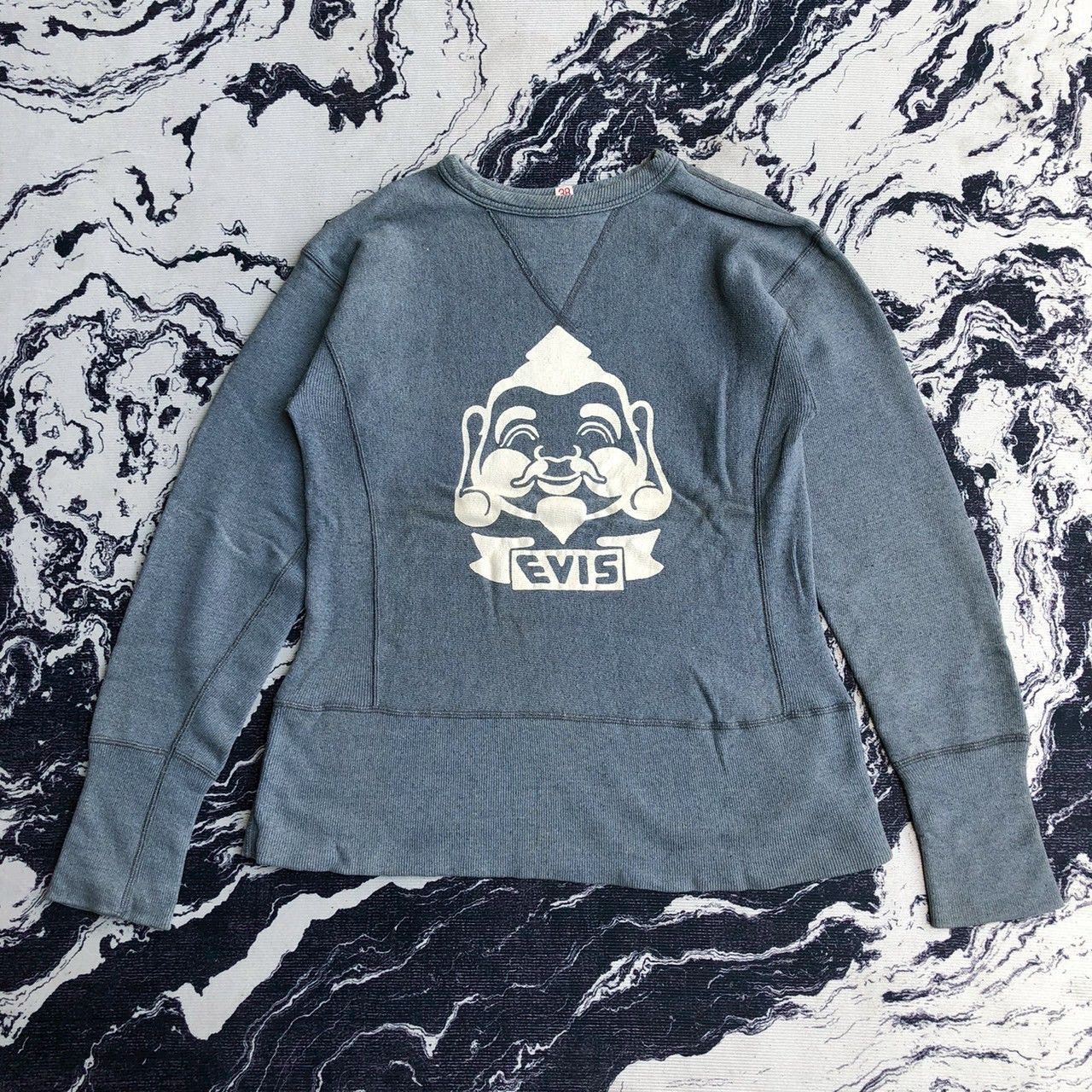 Evisu × Japanese Brand × Vintage Vintage Evis Sweatshirt Size XS / US 0-2 / IT 36-38 - 1 Thumbnail