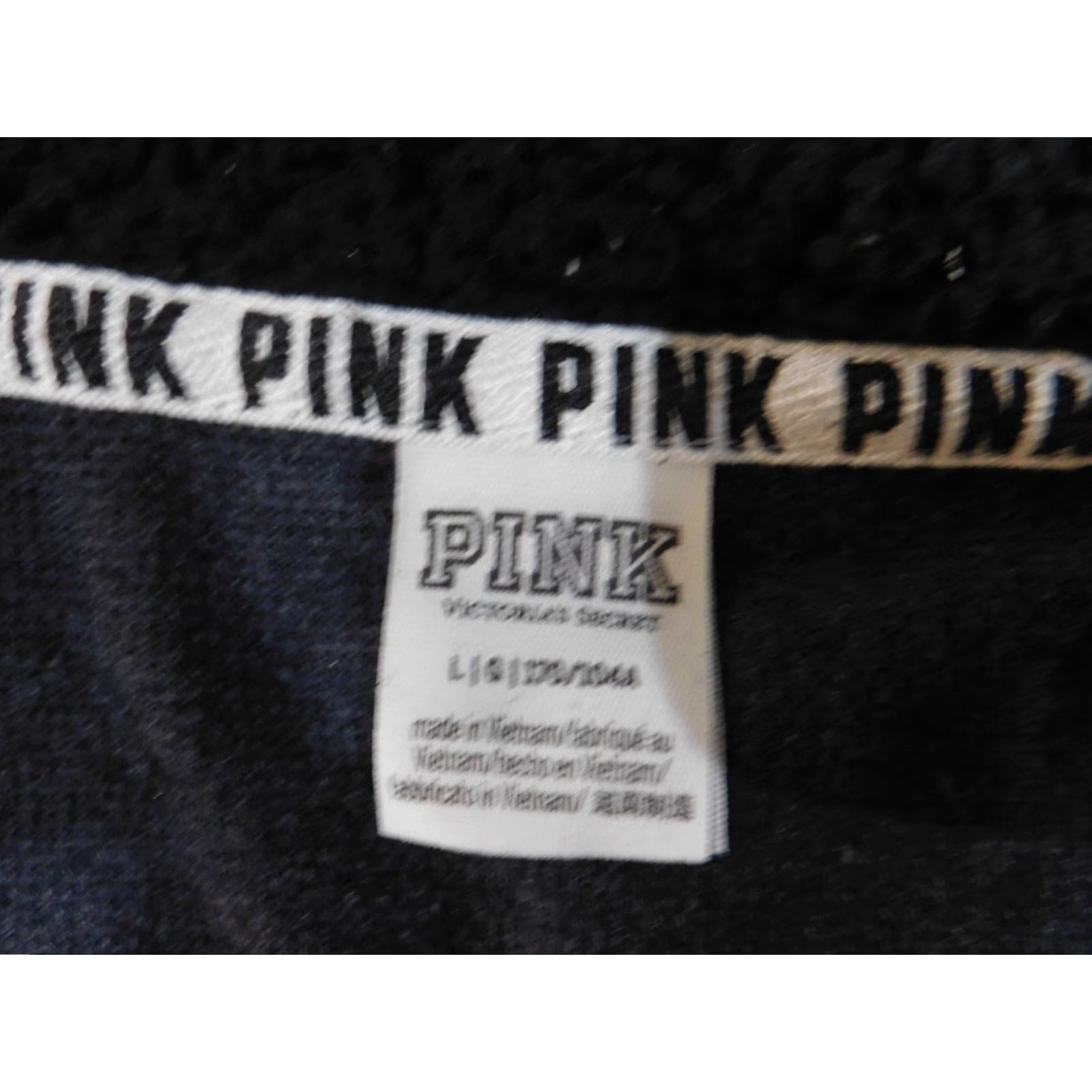 Victoria's Secret Victoria's Secret PINK Sweatshirt Pullover 1/4 Zip Mock Neck Long Sleeve Gray L Womens Size L / US 10 / IT 46 - 4 Thumbnail