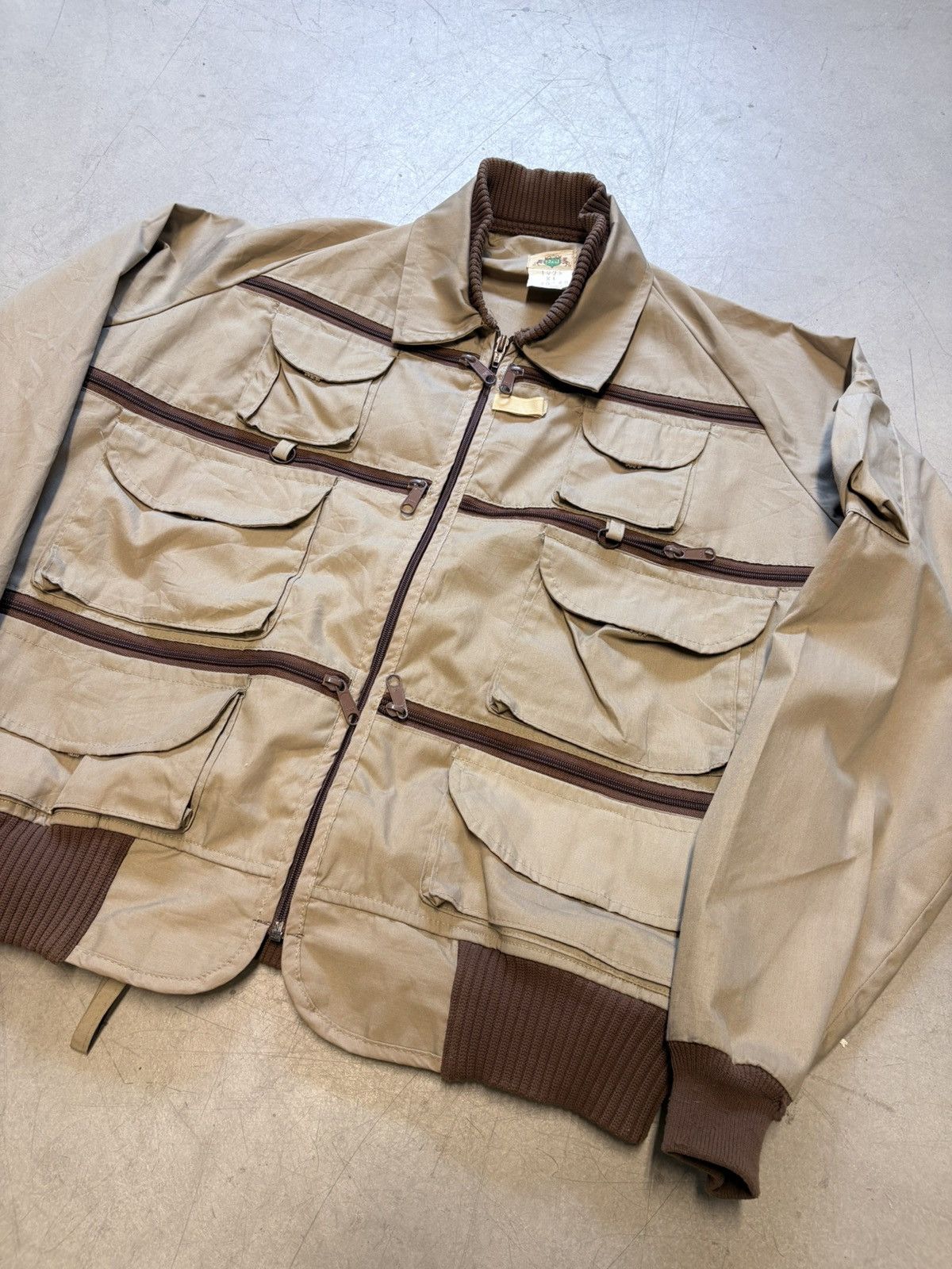Vintage Vintage Ideal Zipper Pockets Fishing Jacket Size US XL / EU 56 / 4 - 2 Thumbnail