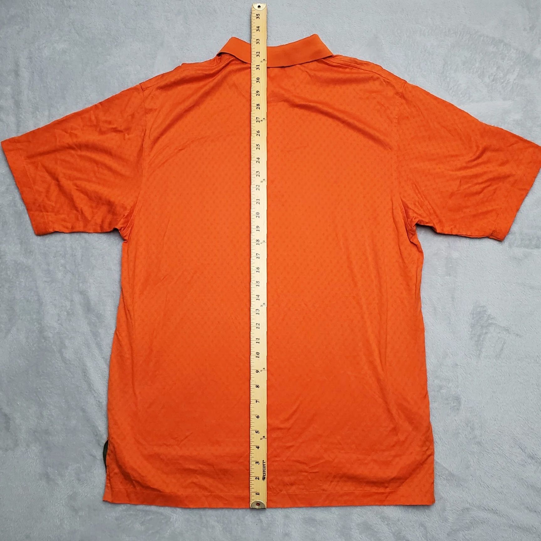 Vintage VINTAGE Polo Shirt Mens L Orange 100% Mercerized PIMA Cotton Dad Golf Casual House of Carrington Polo Mens L Orange Embroidered Buttoned Collar Size US L / EU 52-54 / 3 - 7 Thumbnail