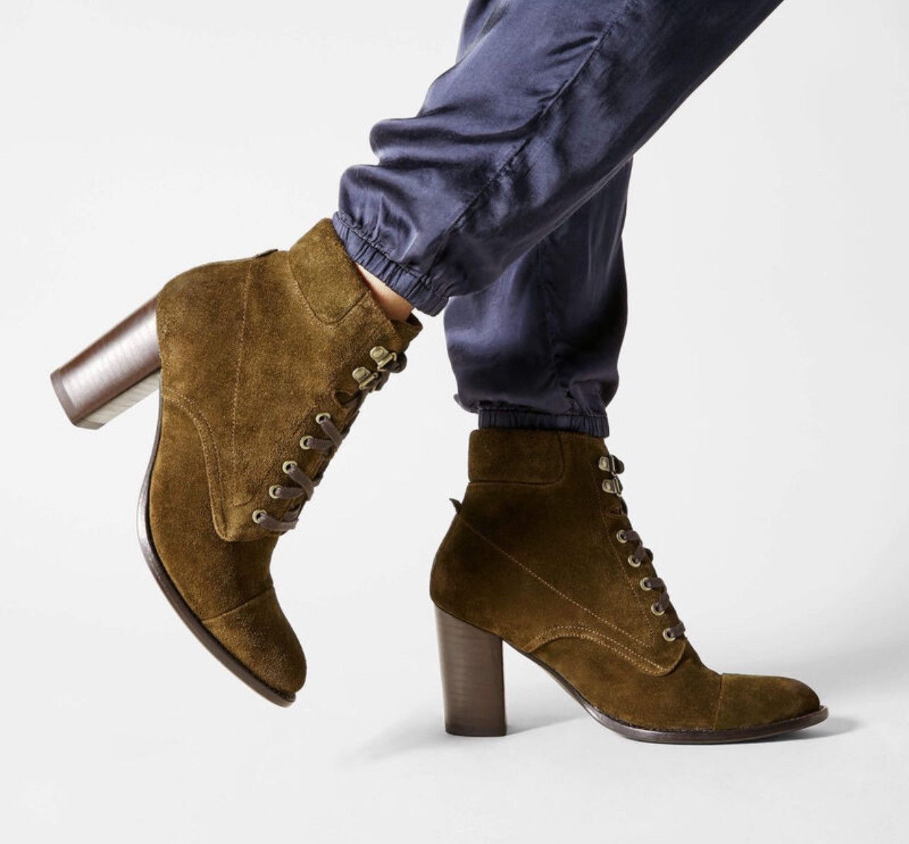 Ariat Ariat Two24 NEW Olive Green Leather Booties, Size 9.5 Size US 9.5 / IT 39.5 - 2 Thumbnail