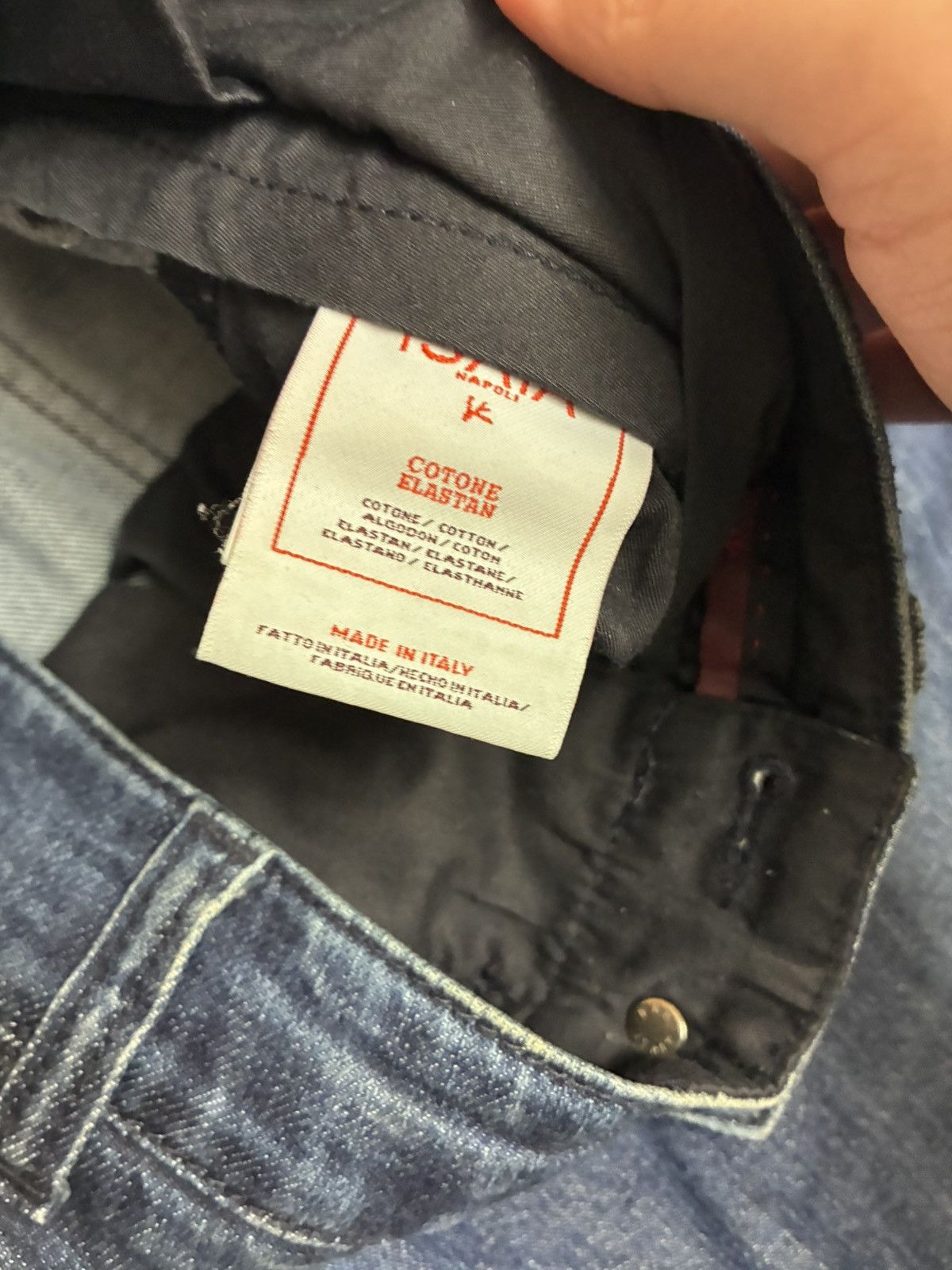 Isaia Isaia navy jeans w32 Size US 32 / EU 48 - 4 Thumbnail