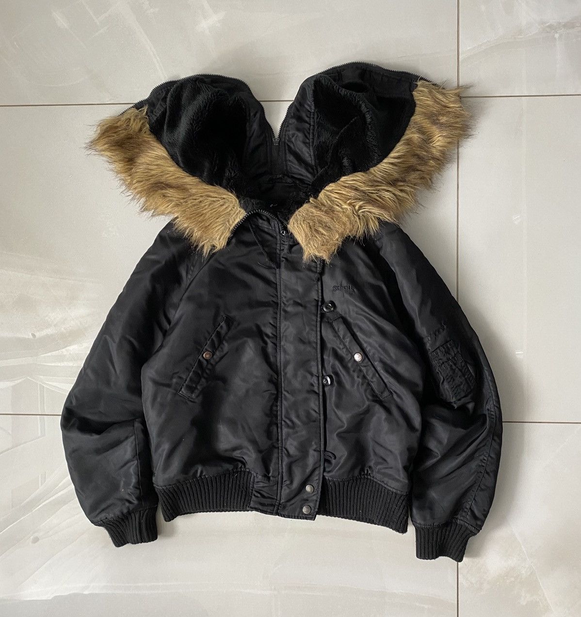 v*t様 schott n-2b n2b short flight jacket N2b Jacket Schott N2b V*t様 Schott N-2b N2b Short Flight