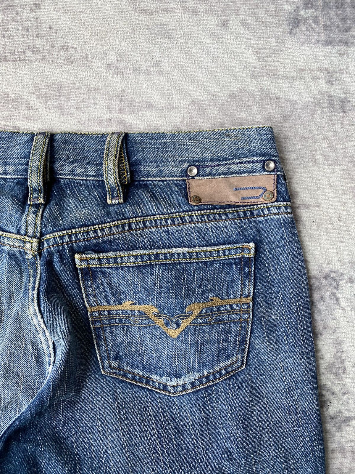 Diesel Vintage Diesel Super Flared Denim / Tornado Mart Size US 31 - 7 Thumbnail