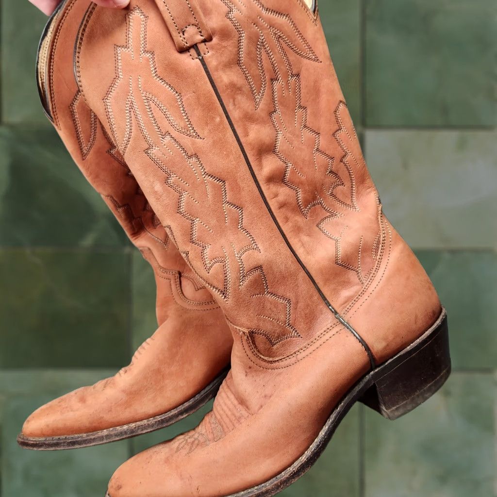 Dan Post VINTAGE Dan Post Western Boots Men display picture 2