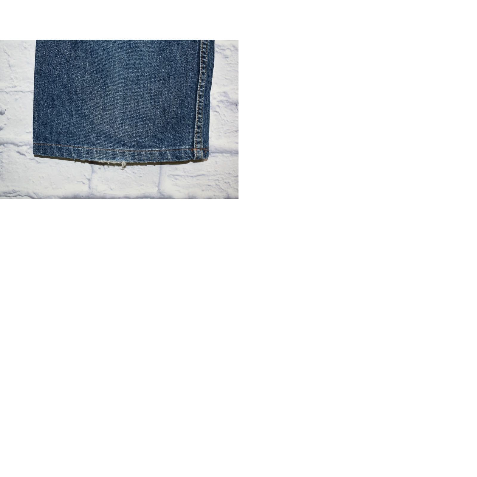 Levi's VINTAGE Levi's 507 Jeans Mens 38x34 Distressed Blue Denim Straight 9in Leg Opening 30.5in Inseam Regular Rise Mid 10-12in Size US 38 / EU 54 - 9 Thumbnail