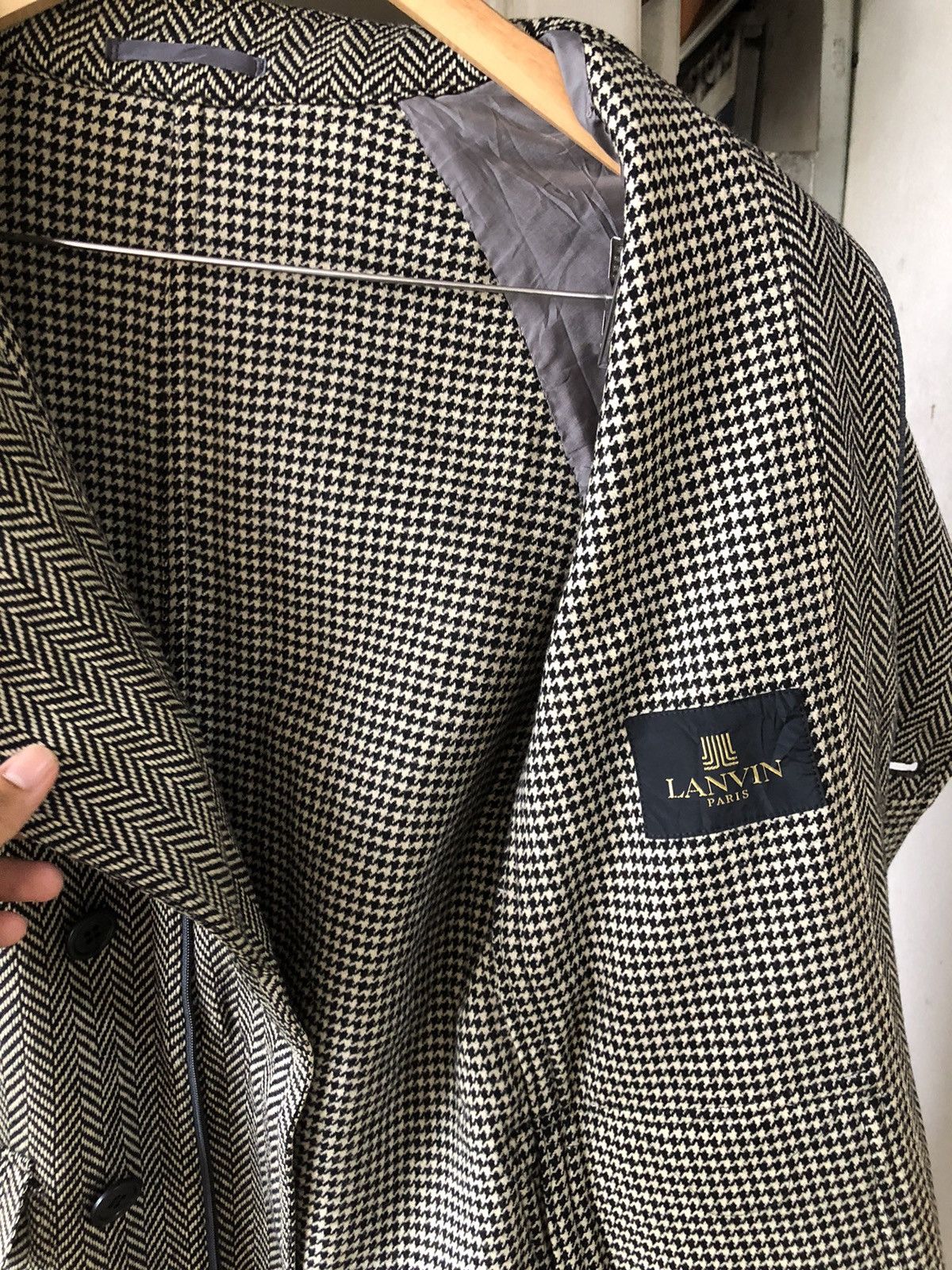 Lanvin Vintage Lanvin Paris Wool Twilled Double Breasted Jacket Size M / US 6-8 / IT 42-44 - 17 Thumbnail