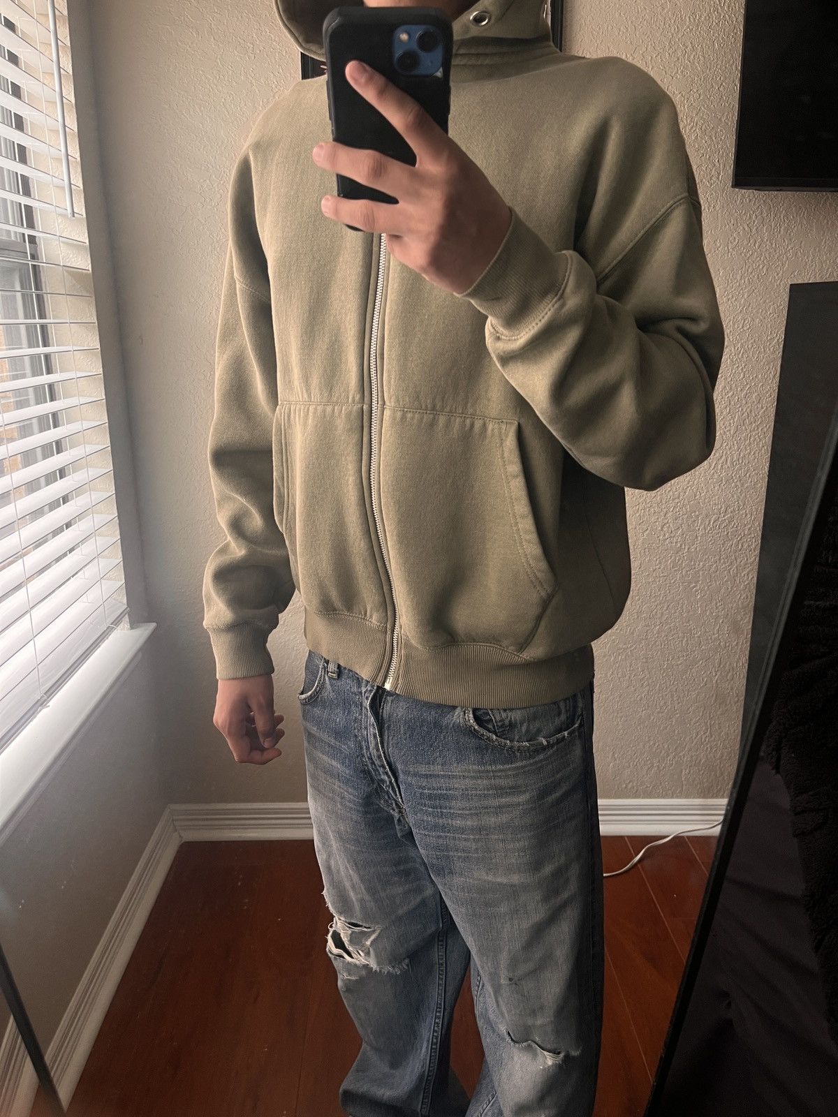 Other Boxy cropped zip up hoodie Size US S / EU 44-46 / 1 - 1 Thumbnail