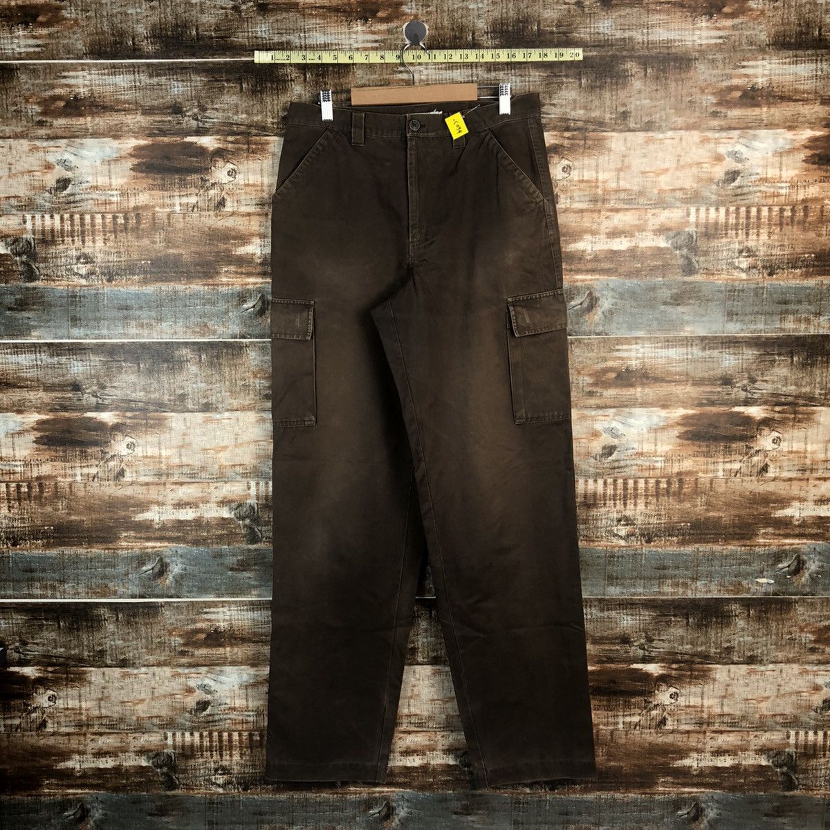 Japanese Brand DL Superga Sportwear Brown Cargo Multipocket Pants #C094 Size US 30 / EU 46 - 1 Thumbnail