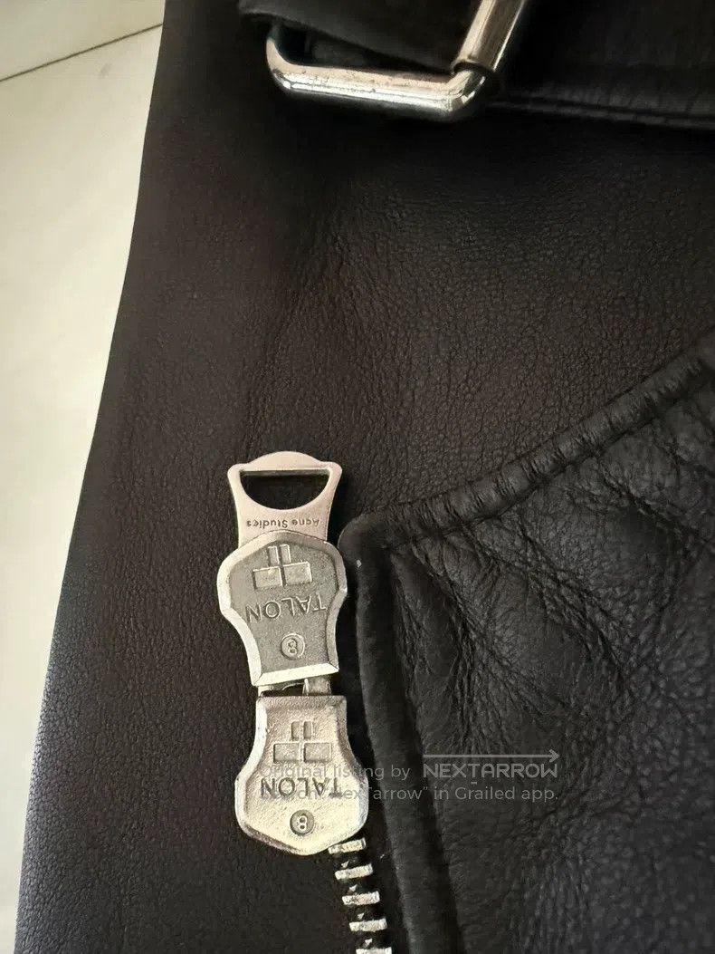 Acne Studios Acne Studios Leather Jacket, classic biker style, black la Size US S / EU 44-46 / 1 - 9 Thumbnail