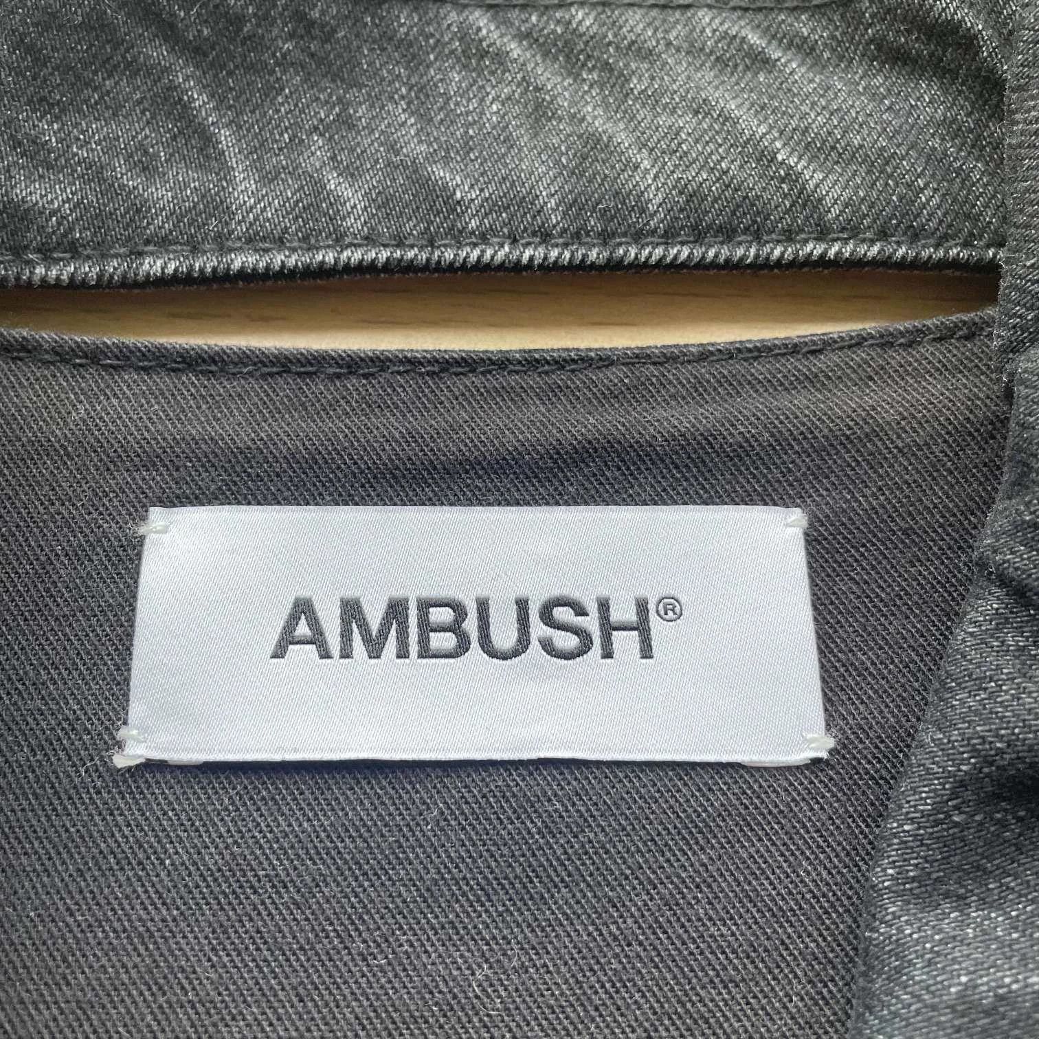 Ambush Design Black Denim Jacket - Size L. Size US L / EU 52-54 / 3 - 4 Thumbnail