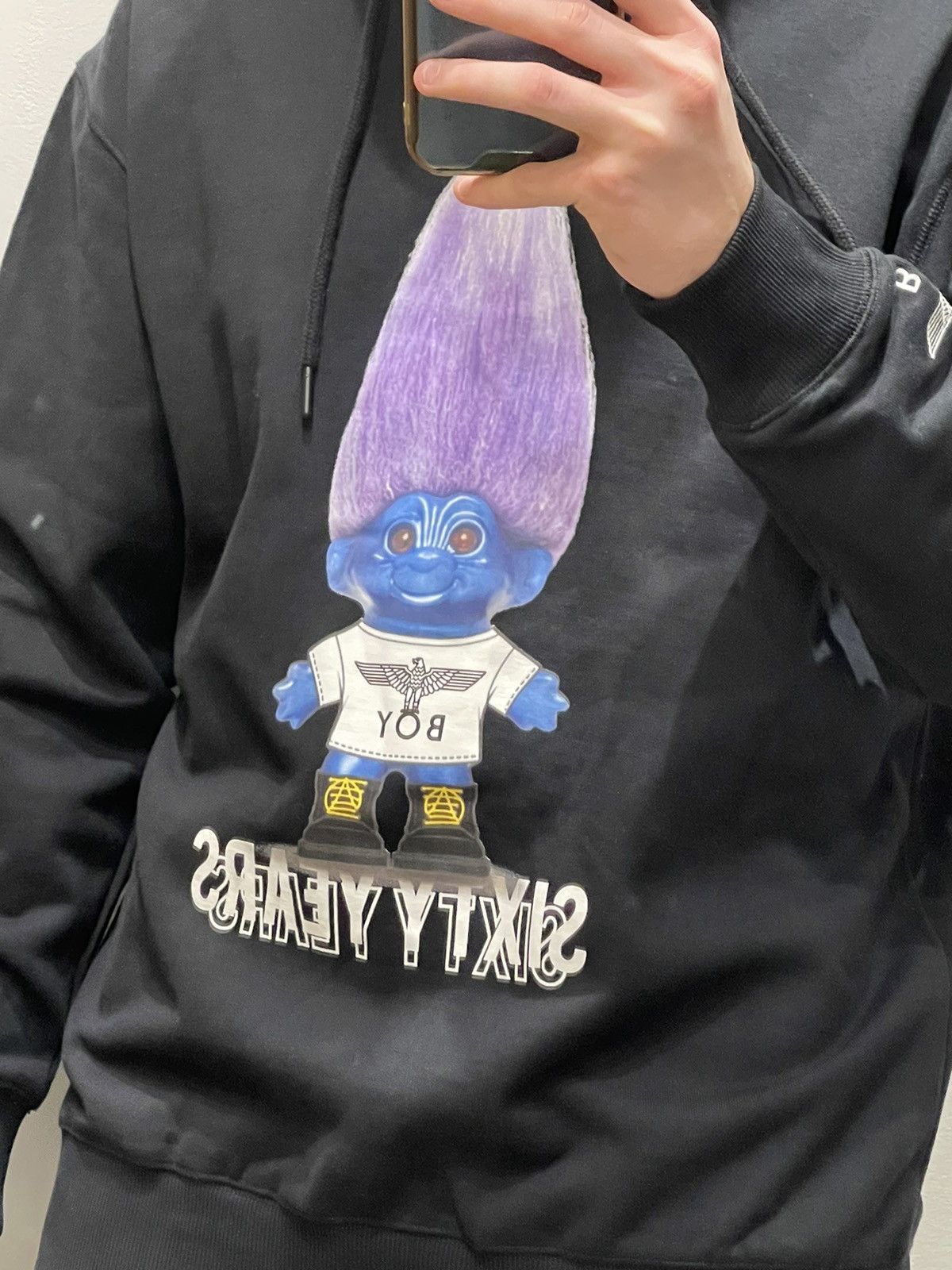 Boy London Boy London X Trolls 60 Anniversary Logo Movie Black Hoodie Size US M / EU 48-50 / 2 - 3 Thumbnail