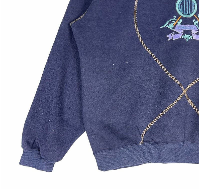 Golf le Fleur × Vintage Vintage!! Golf Forecast Embroidery Crewneck Sweatshirt Size US L / EU 52-54 / 3 - 3 Thumbnail