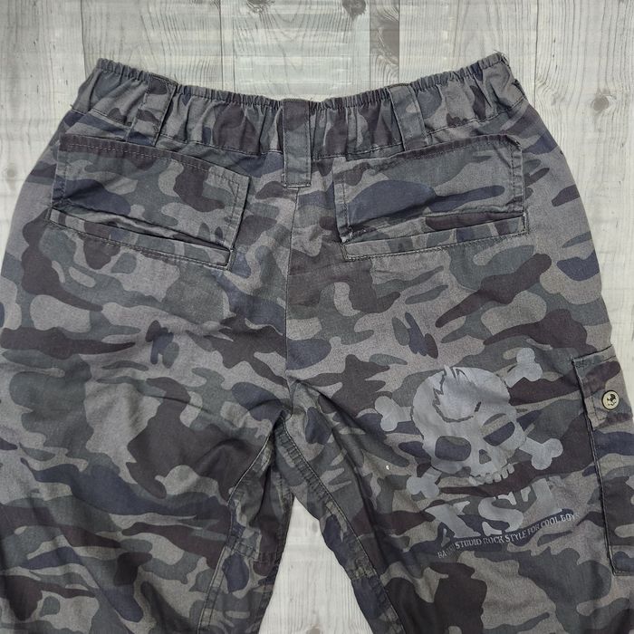 Japanese Brand Batsu Studio Camouflage Skulls Button Cargo Pants Grailed